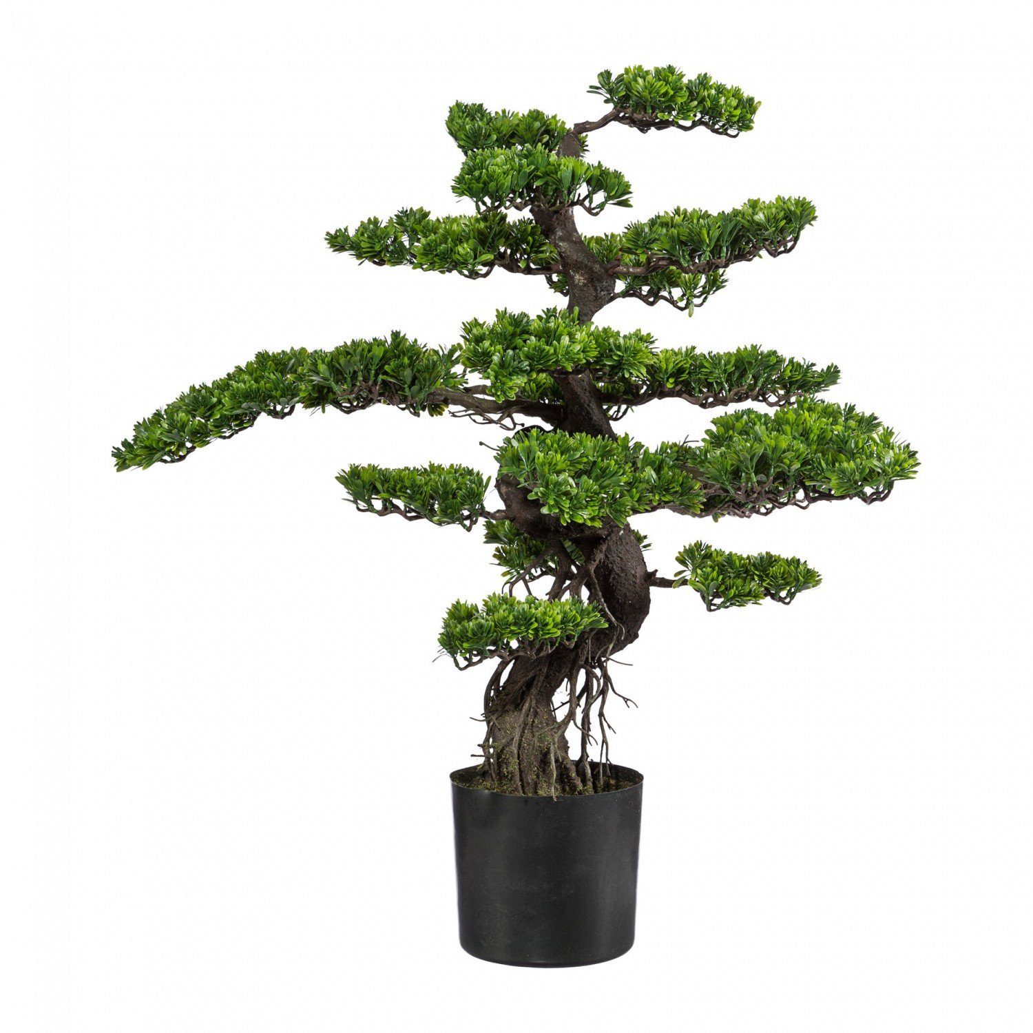 Kunstbonsai Bonsai Kunstpflanze 90 cm, Fuchs Versand 24/7