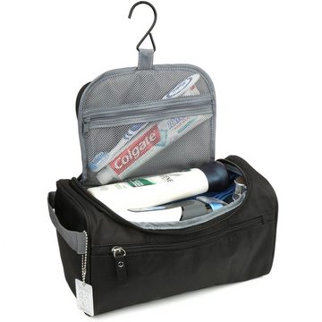 H&S Kulturbeutel Waterproof Toiletry Bag with 3 Compartments (1-tlg), Waterproof Toiletry Bag - 3 Compartments