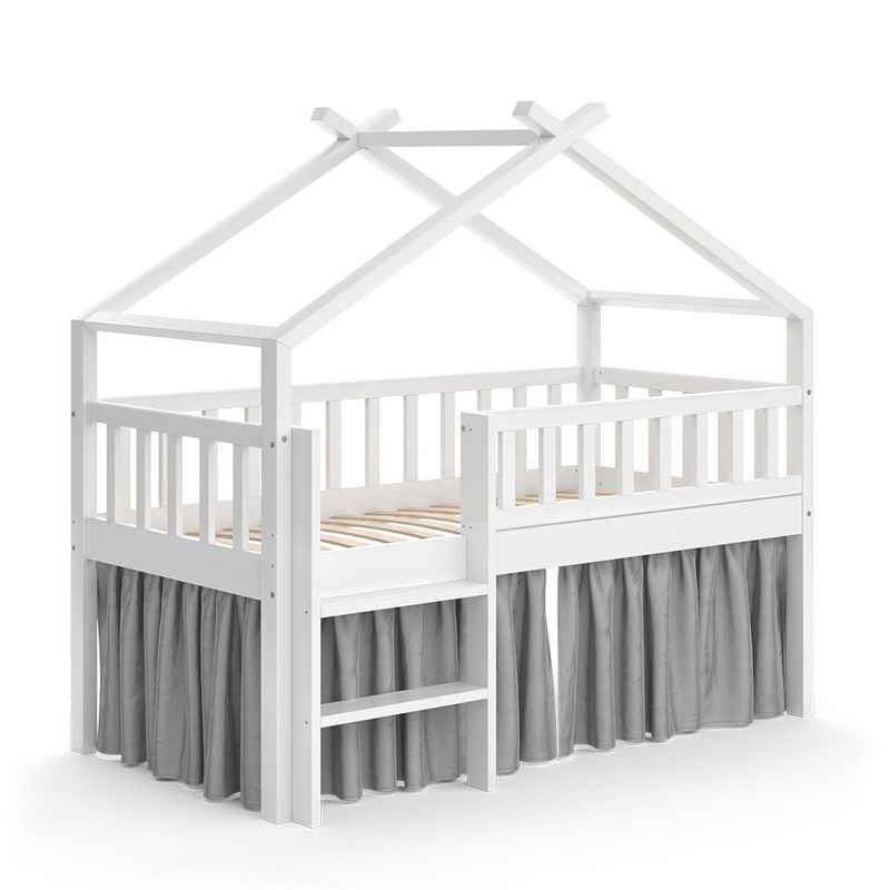 VitaliSpa® Kinderbett Adis Weiß, 80 x 160 cm