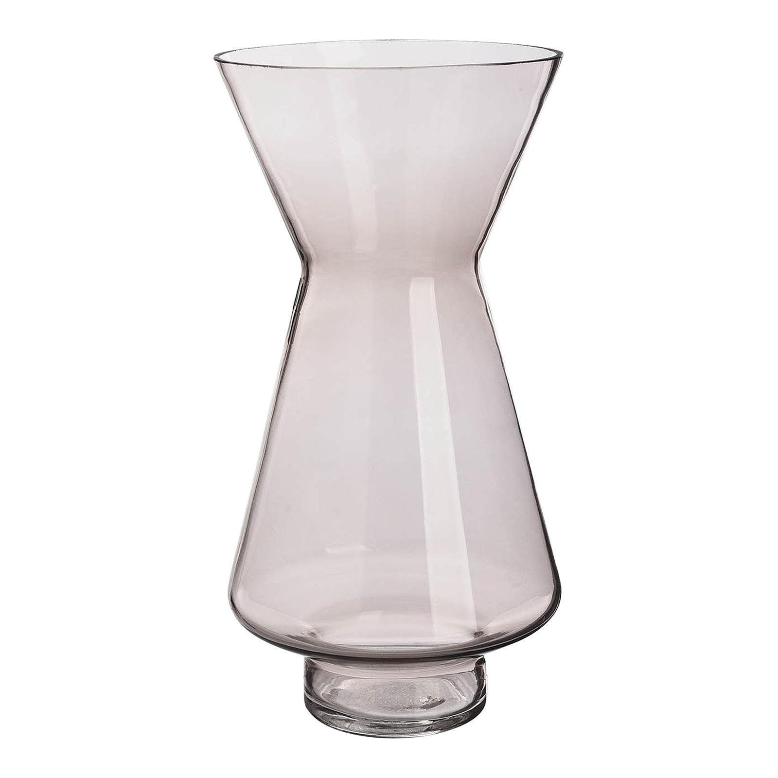Depot Dekovase Vase Clif (Packung, 1 Stück Vase), aus Glas, Ø 13.5 Zentimeter, H 26.5 Zentimeter