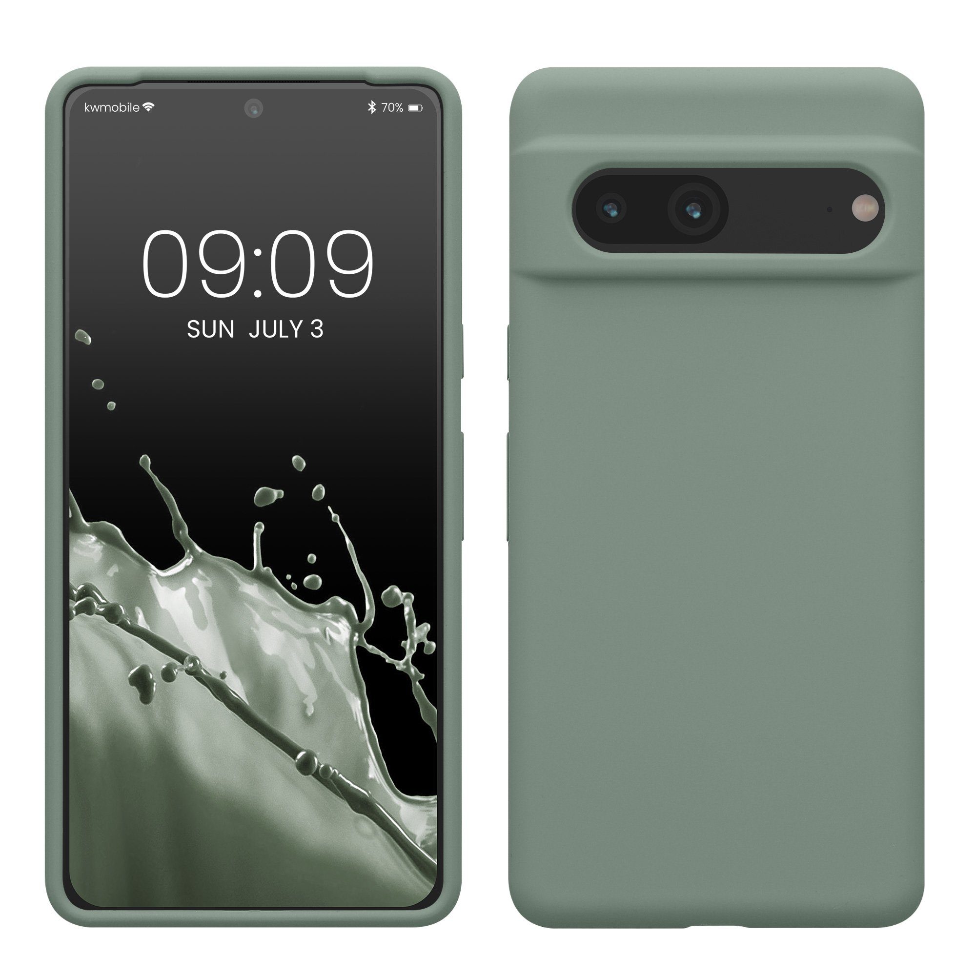 kwmobile Handyhülle Hülle für Google Pixel 7, Hülle Silikon gummiert - Handyhülle - Handy Case Cover