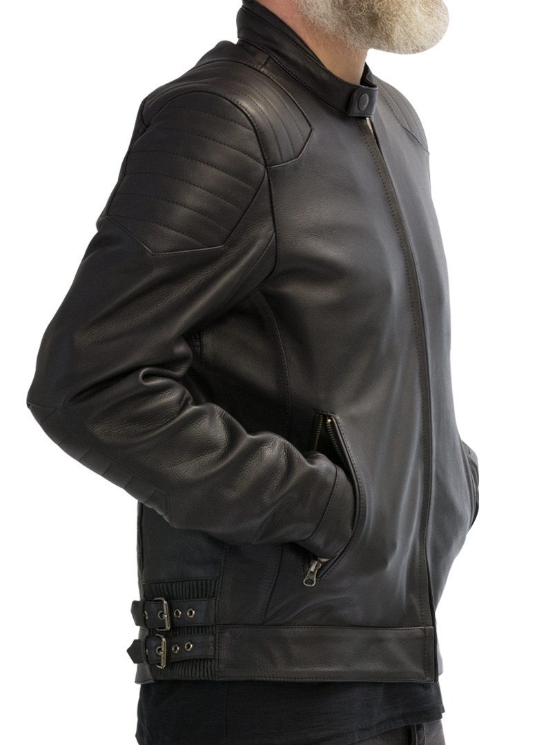 John Doe Motorradjacke Roadster Motorrad Lederjacke Atmungsaktiv