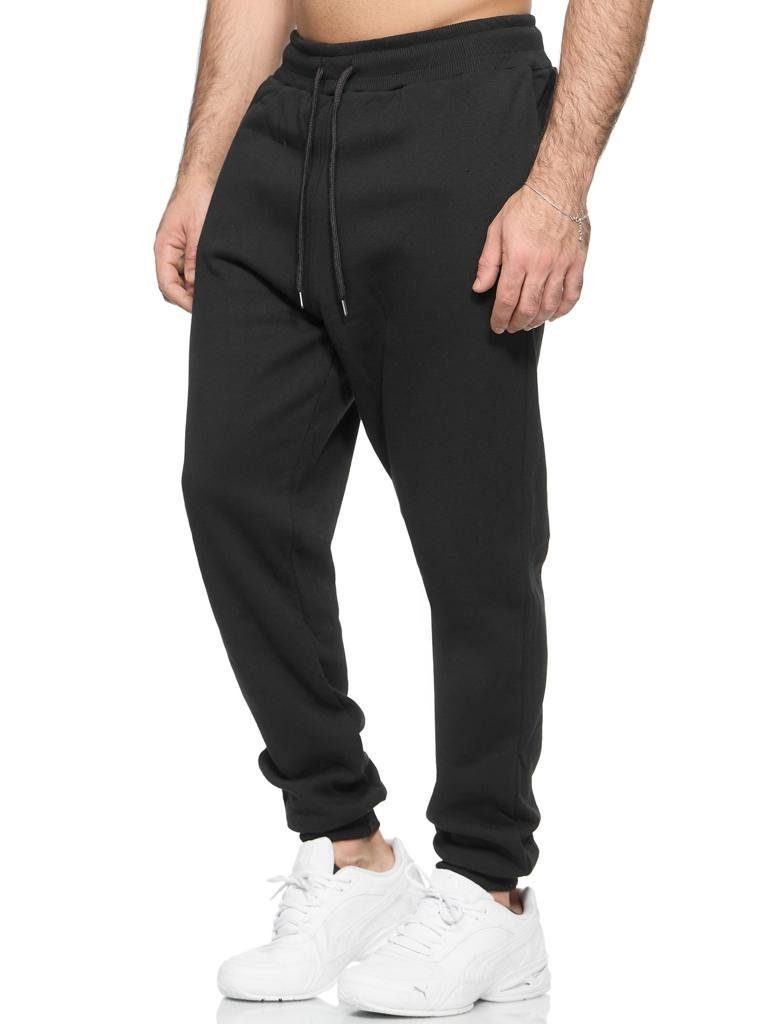Banco Jogginghose Jogginghose Trainingshose Streetwear Schwarz (6) Sporthose unifarben Sweatpants