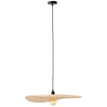 Brilliant Pendelleuchte Jefter, Lampe, Jefter Pendelleuchte 1flg schwarz/natur, 1x A60, E27, 52W, Kabe