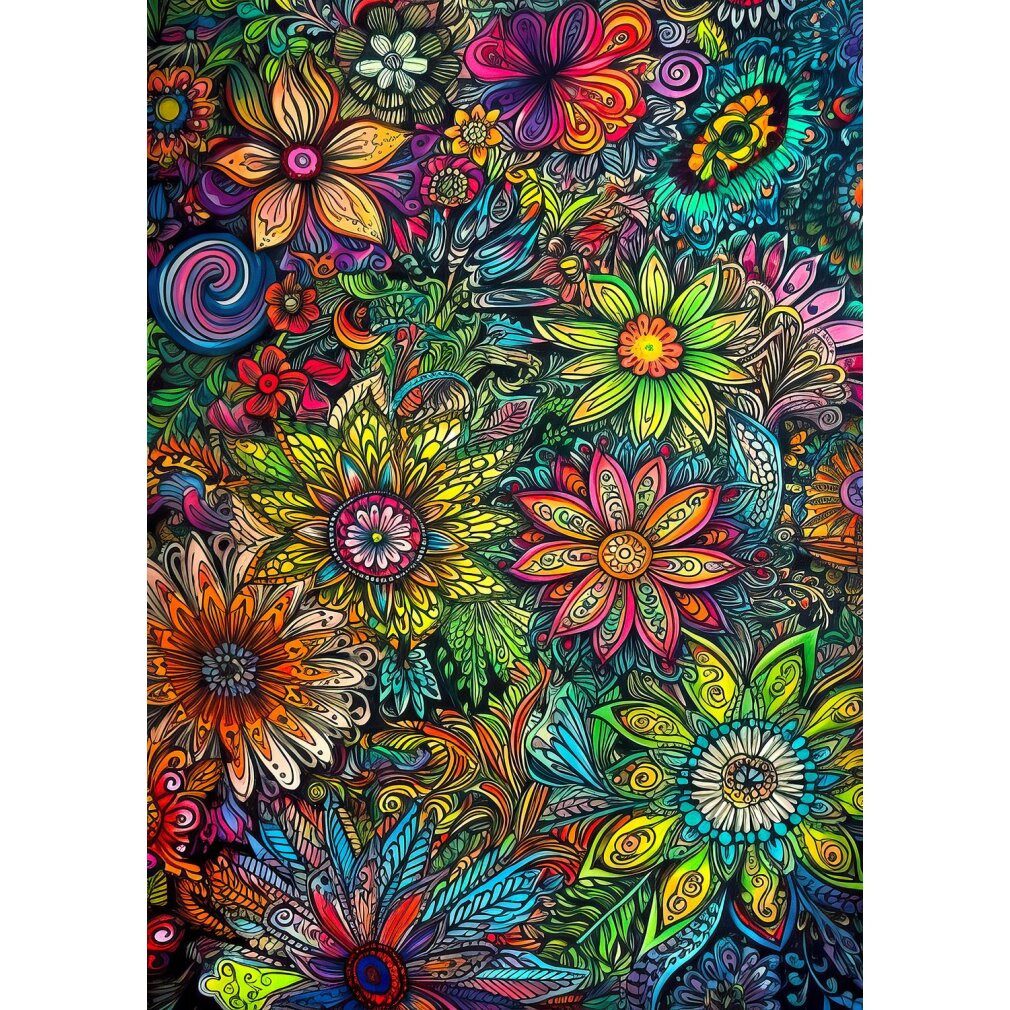 ENJOY Puzzle Puzzle ENJOY Puzzle Die Kraft der Blumen 1000 Teile, Puzzleteile