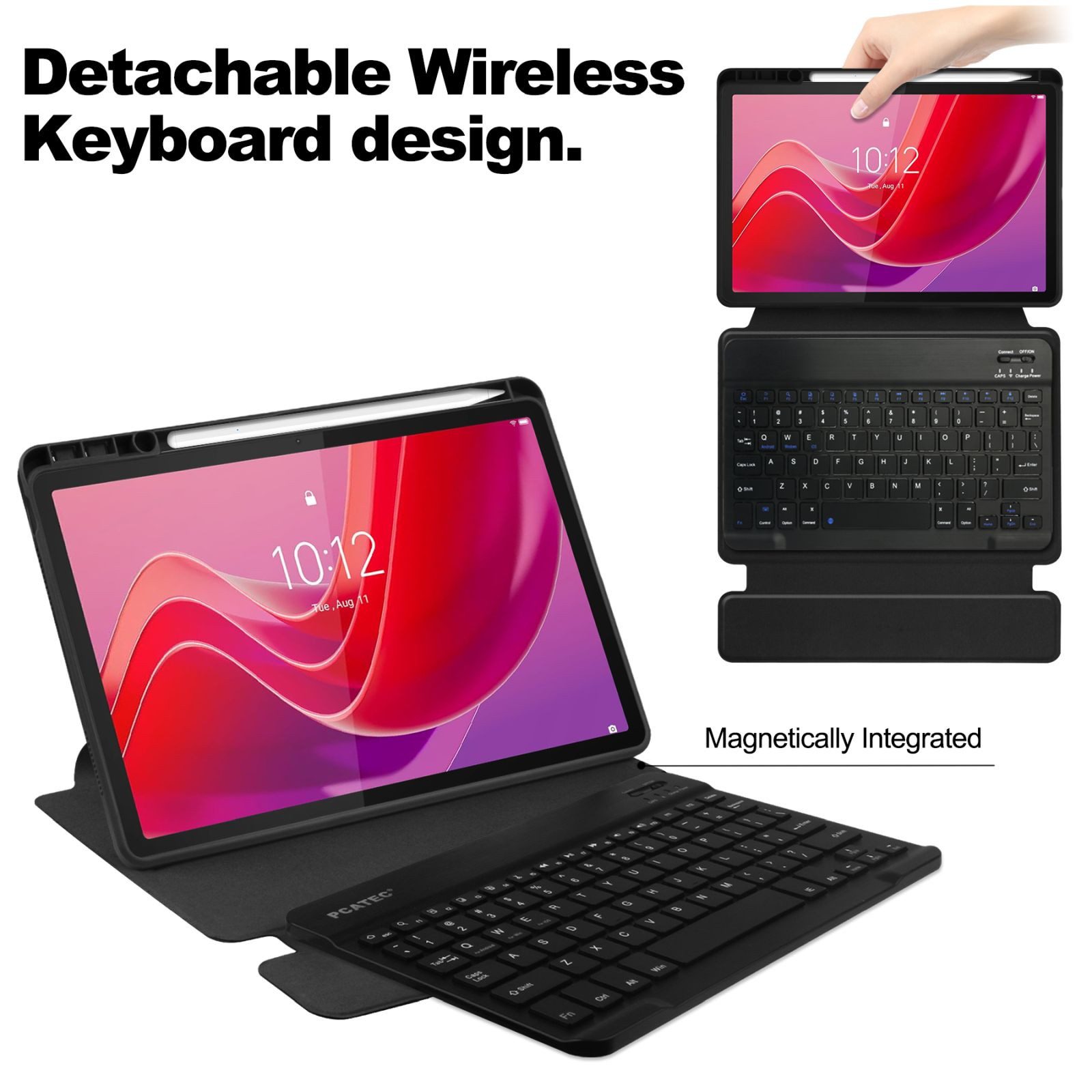 Lobwerk Tablet-Hülle Schutzhülle für Lenovo Tab M11 2024 TB-330FU / TB-331FC 11 Zoll, Aufstellfunktion, Sturzdämpfung