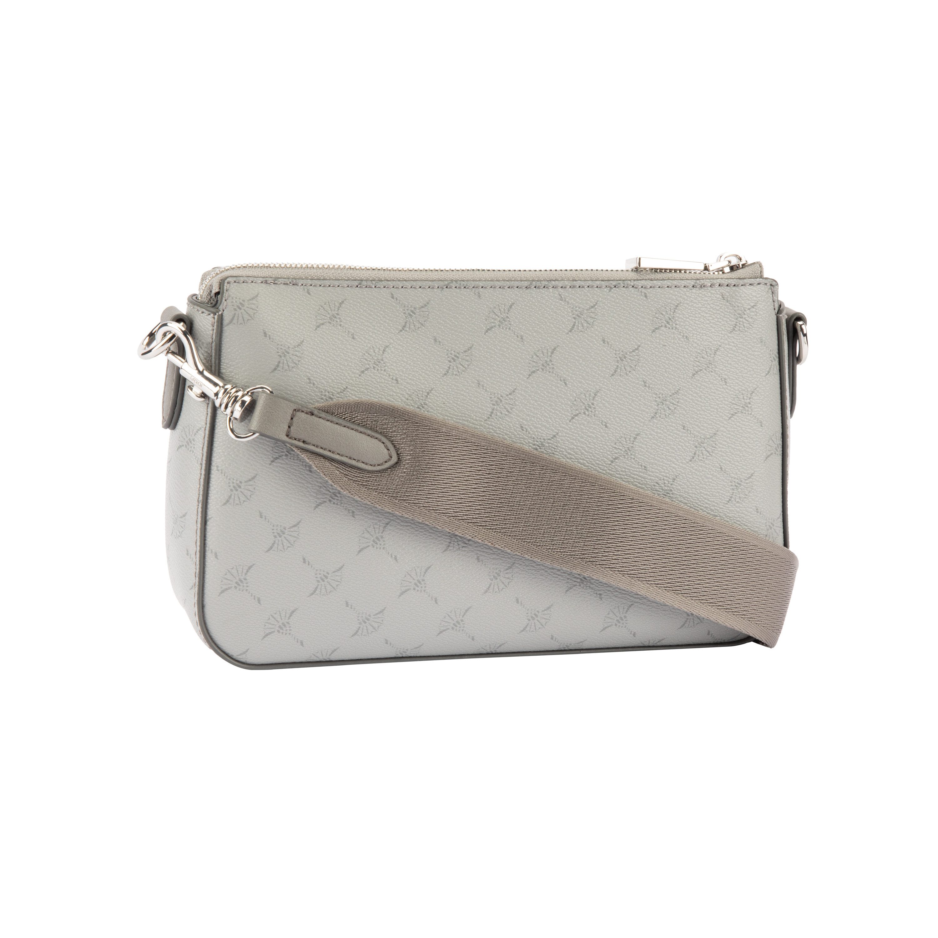 JOOP! Umhängetasche cortina 1.0 jasmina shoulderbag shz (Set, Abnehmbares RV-Täschen), Damen Schultertasche, Handtasche mit hübschem Aufdruck