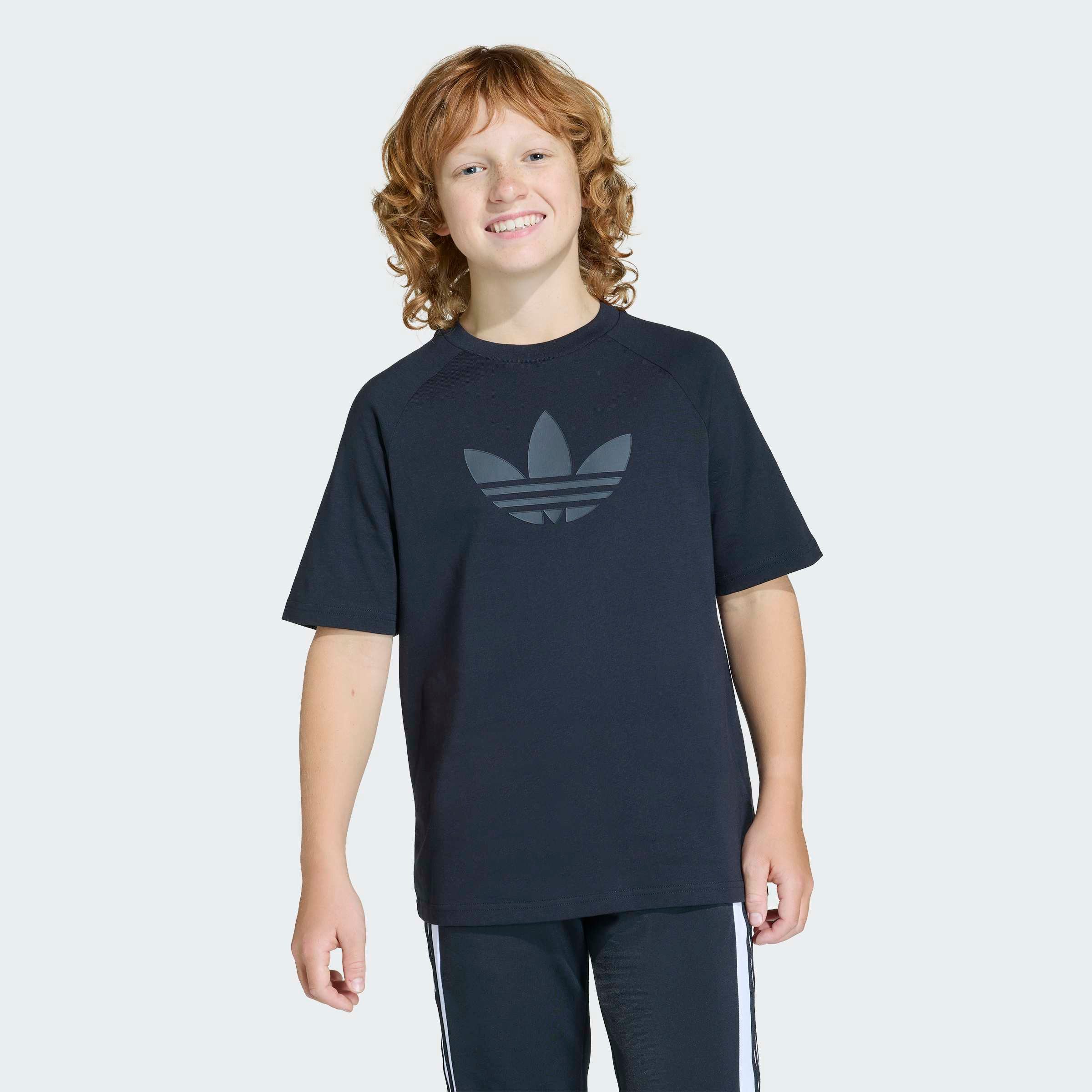adidas Originals T-Shirt GRAPHIC TREFOIL LOOSE für Kinder, Kurzarmdesign, sportlicher Stil, Rundhalsausschnitt