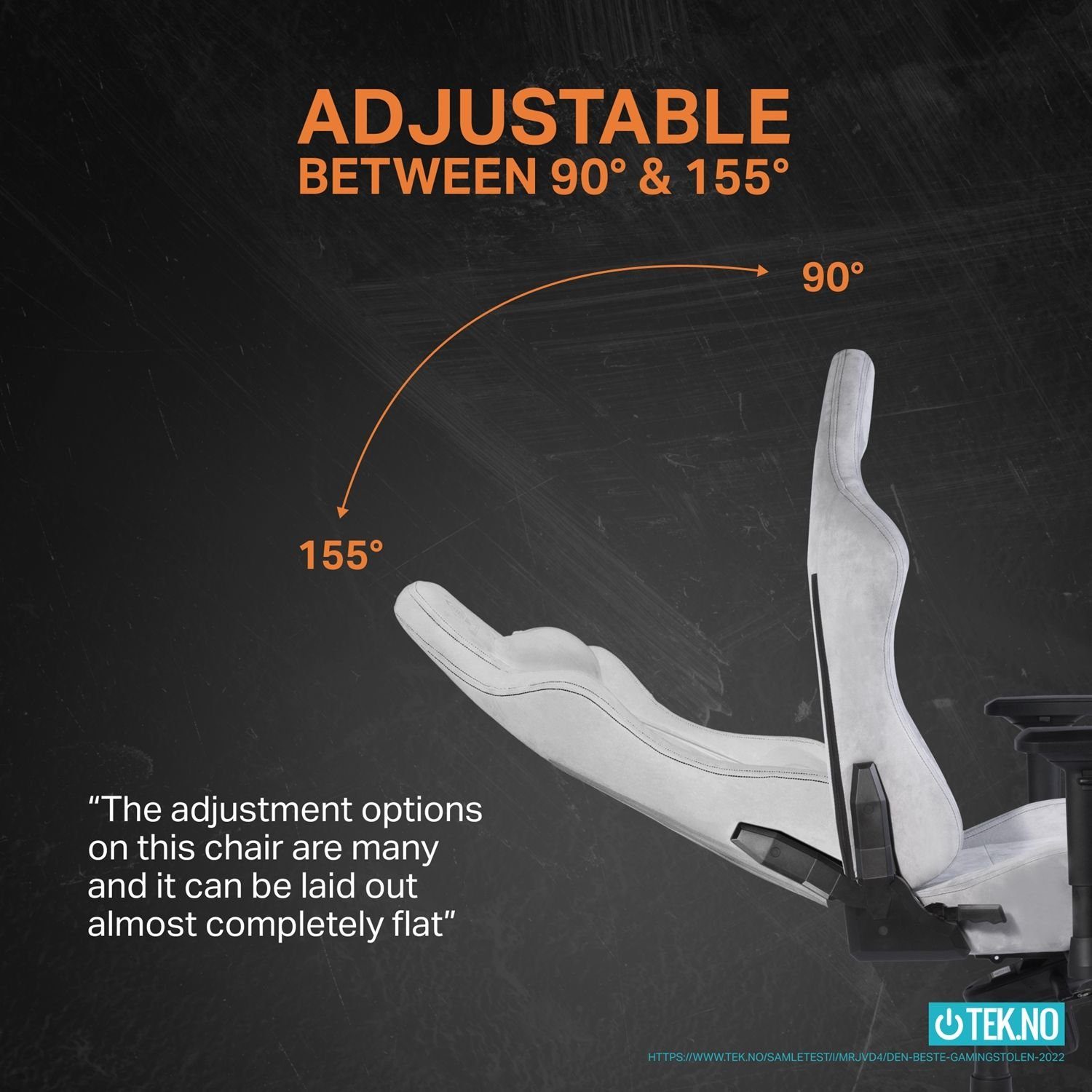 DELTACO Gaming-Stuhl DC440 Gaming-Stuhl Wildleder Rückenlehne (kein hohe Jahre hellgrau 5 5-Punkt ergonomisch Herstellergarantie inkl. Set)