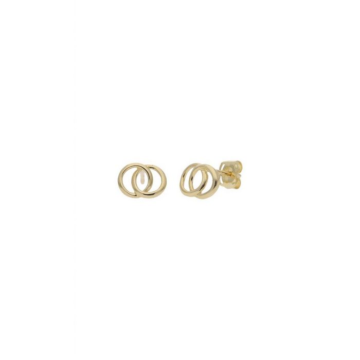 JuwelmaLux Paar Ohrstecker Ohrstecker Gold Ohrringe 7 2 x 5 1 mm (2-tlg) Damen Ohrstecker Gold 585/000 inkl. Schmuckschachtel