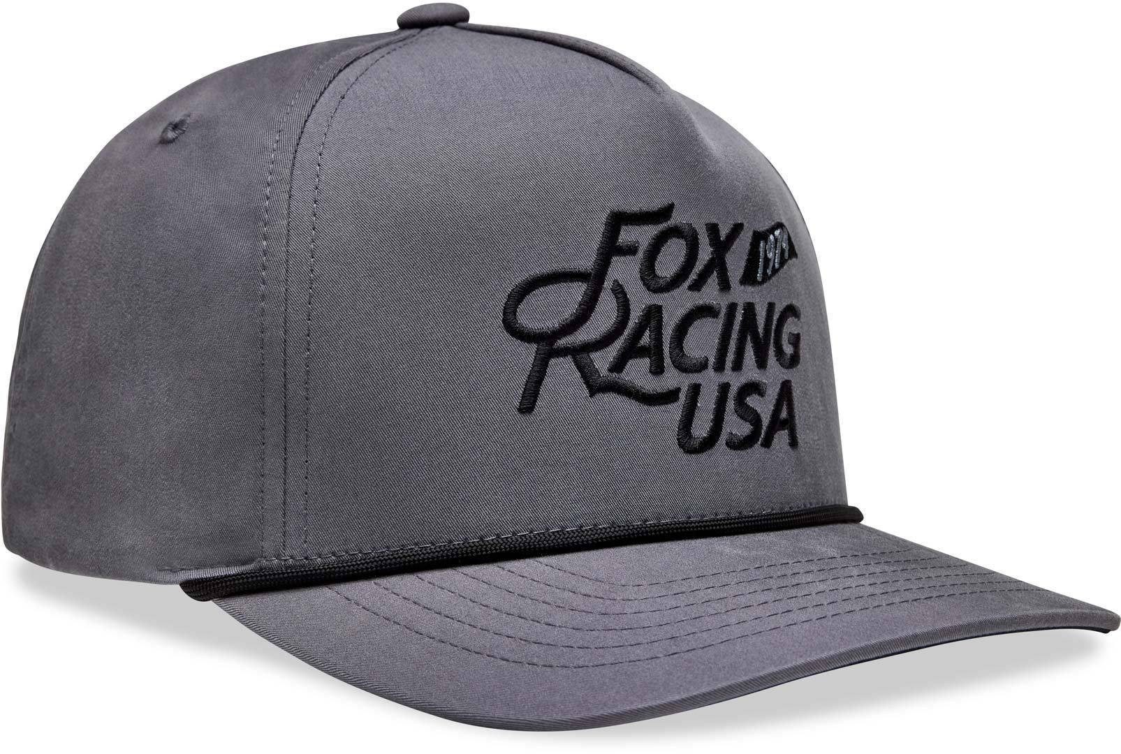 Fox Racing T-Shirt Flag Rope Snapback Kappe