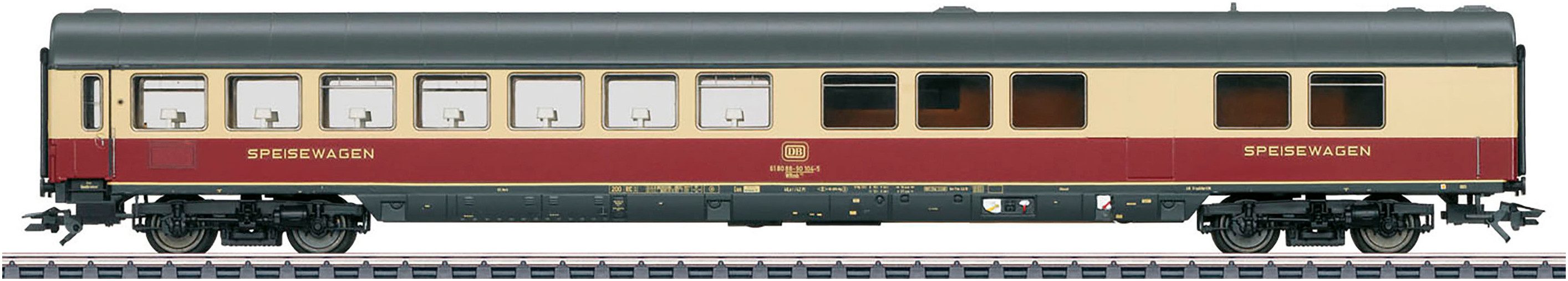 Märklin Personenwagen Märklin Speisewagen WRmh 132 - 43872, Spur H0, Made in Europe