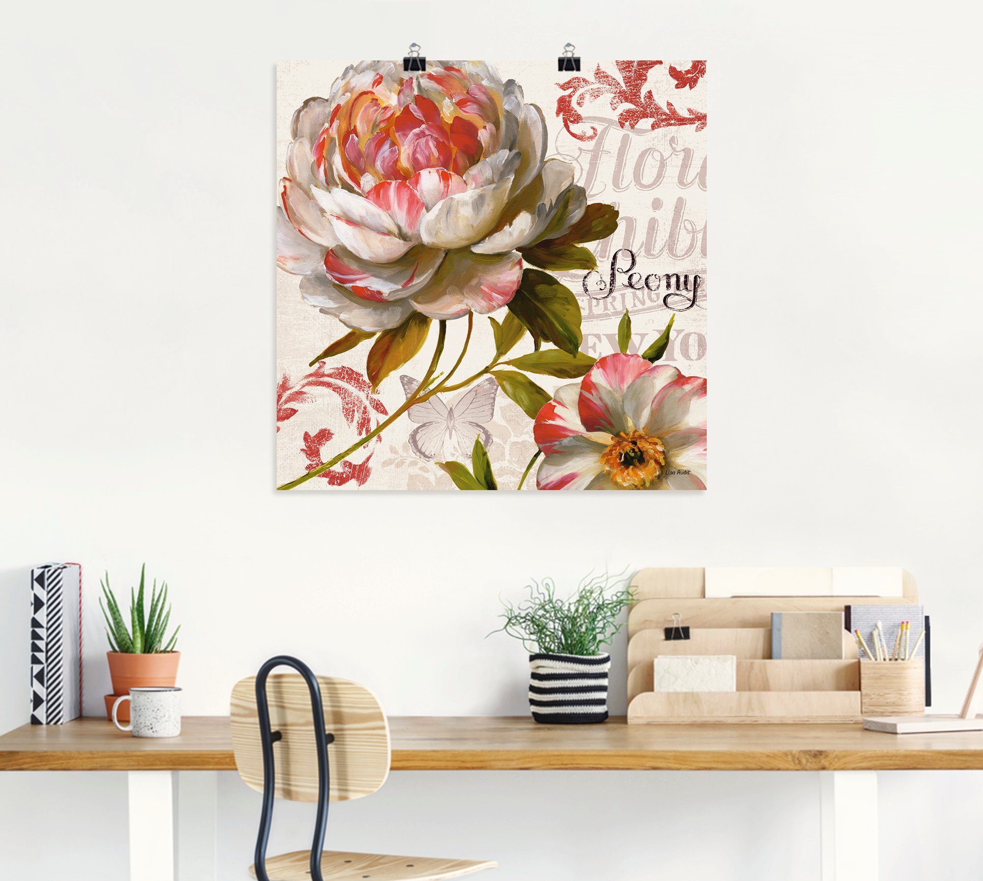 Poster (1 Wandbild Blumen Frühlingsgespür als in versch. oder Leinwandbild, Artland Wandaufkleber Größen St), III,