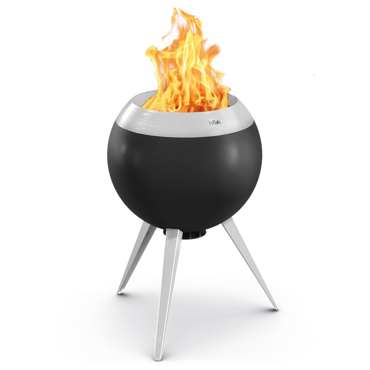höfats Feuerschale MOON 45, 55, (rauch-und geruchsarm dank Holzvergaser-Technologie und zweistufigem Verbrennungsprozess, Feuerstelle mit ⌀ 45 cm oder 55 cm)