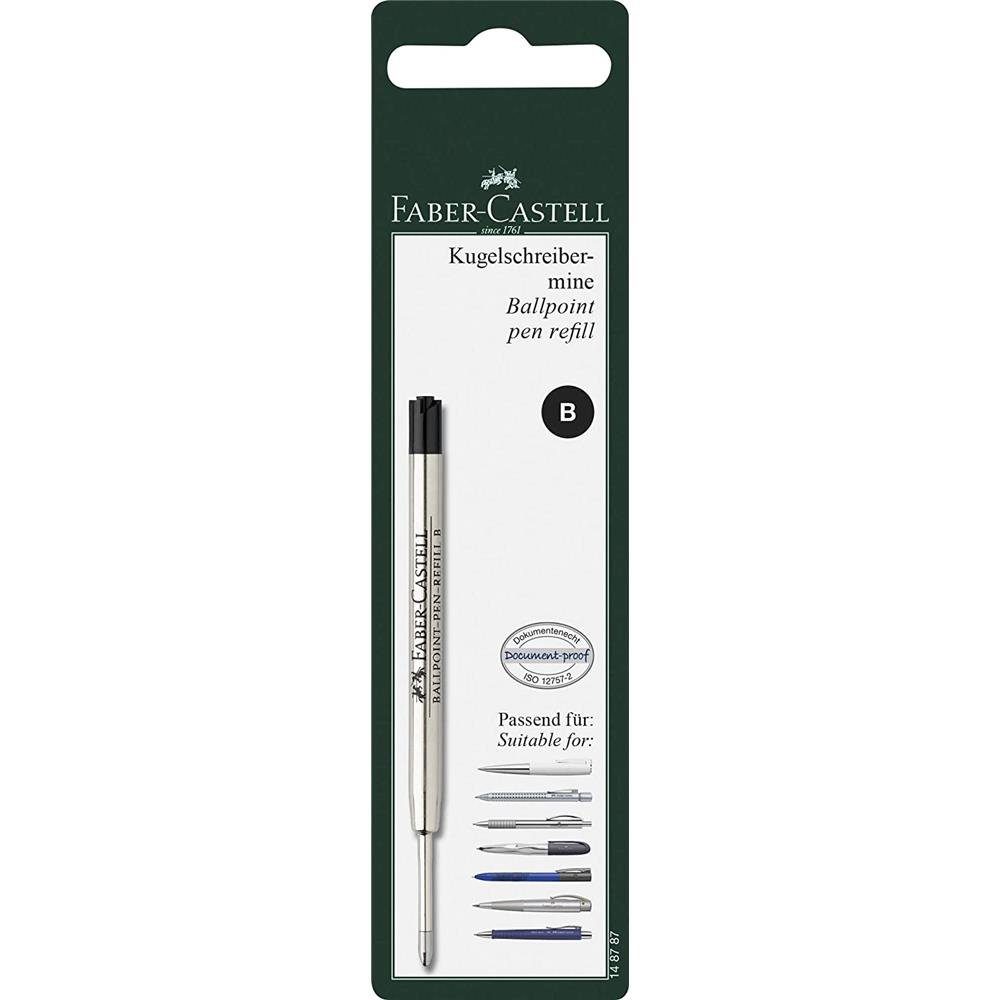 Faber-Castell Kugelschreibermine 148787 Mine B Schwarz