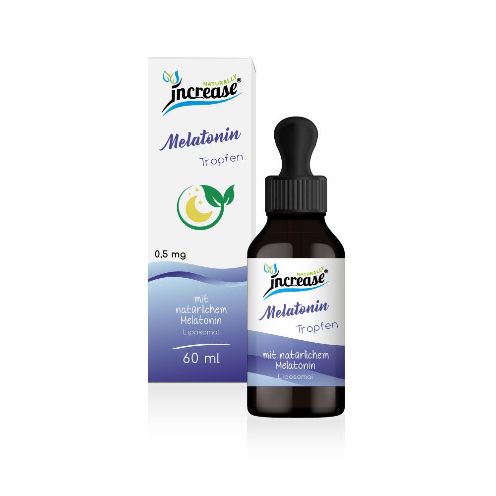 increase NATURALLY Liposomales Melatonin - 0,5mg pro Tag Tropfen, 60 ml