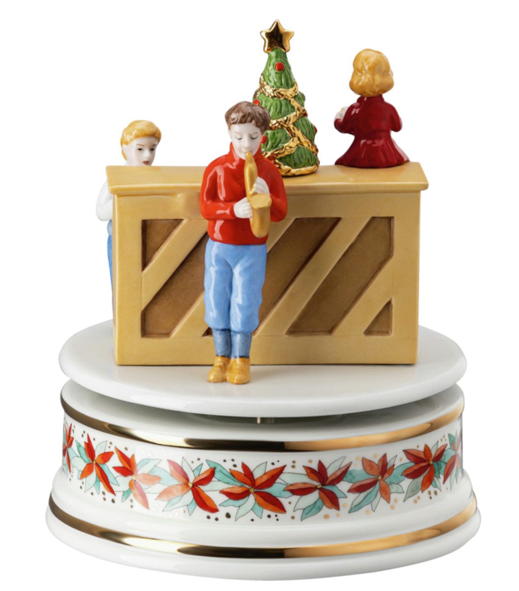 Hutschenreuther Weihnachtsfigur Sammelkollektion 2023 Weihnachtsklänge Spieluhr groß