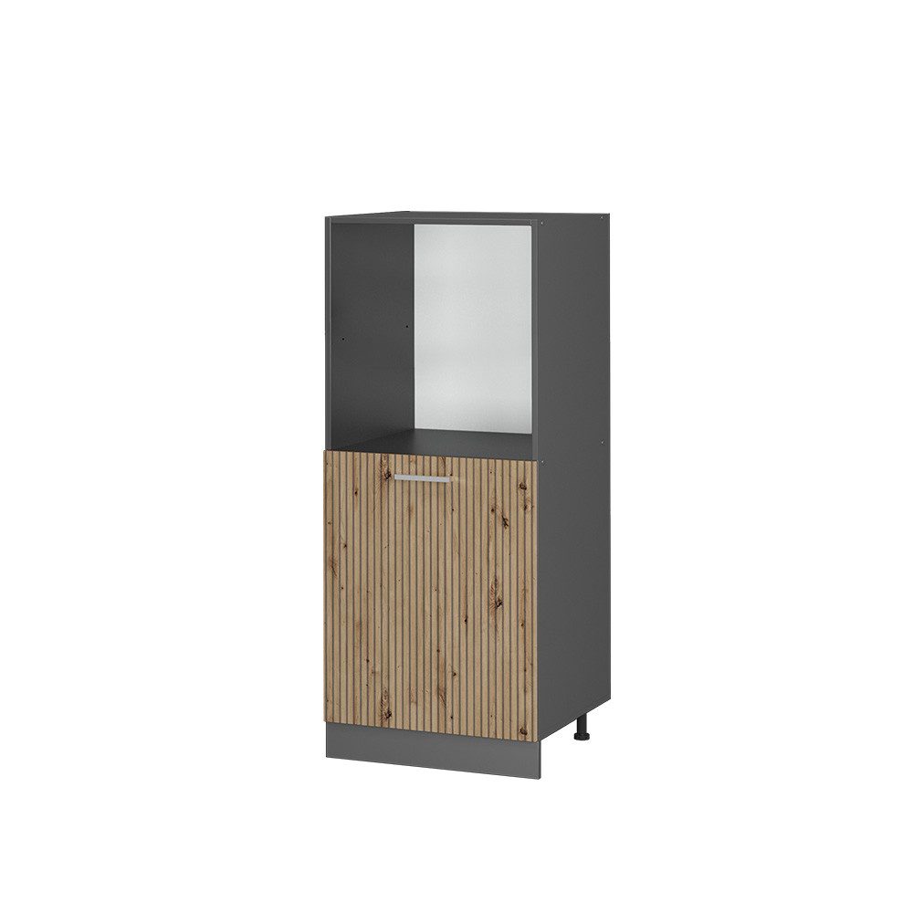 Vicco Herdumbauschrank R-Line, Artisan-Eiche/Anthrazit, 60 cm (1-St)