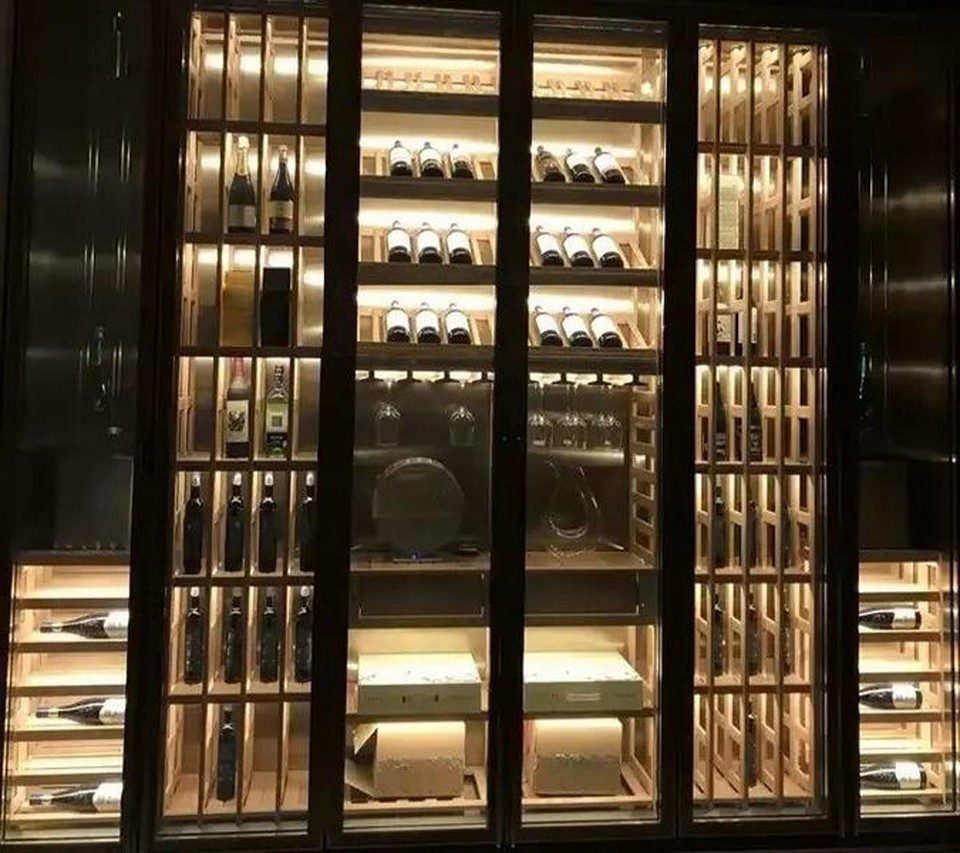 Weinschrank Weinschrank Vitrine Weinregal Weinkühlschrank Flaschenregal