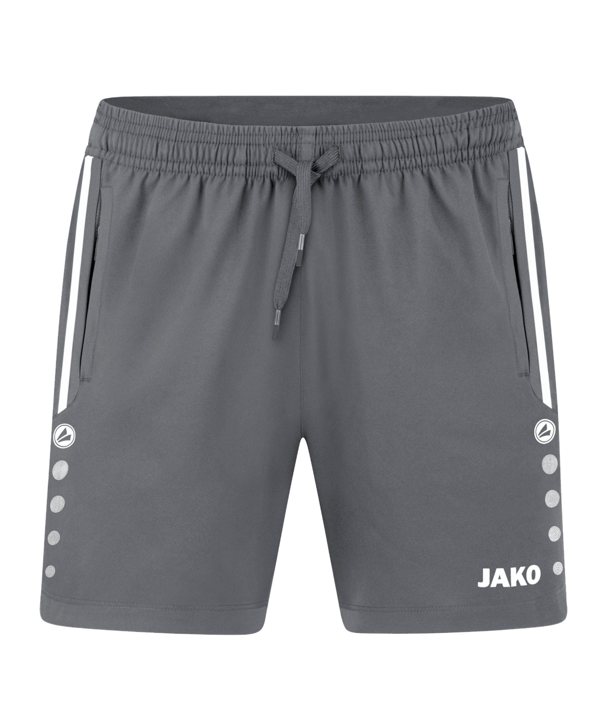 Jako Sporthose Allround Short Damen grau