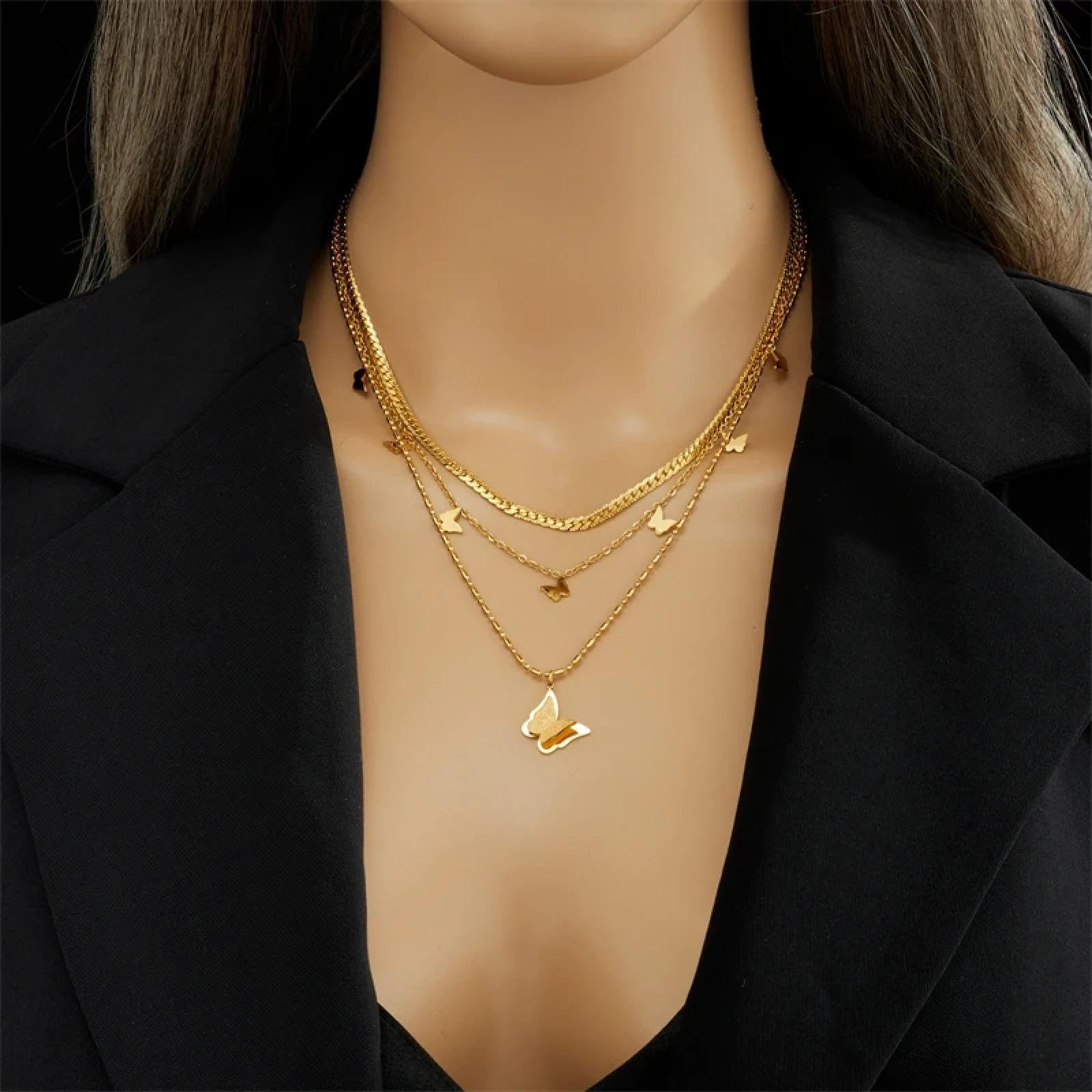 RWEUOQ Edelstahlkette Personalisierte Frauen Halskette Quaste günstig online kaufen