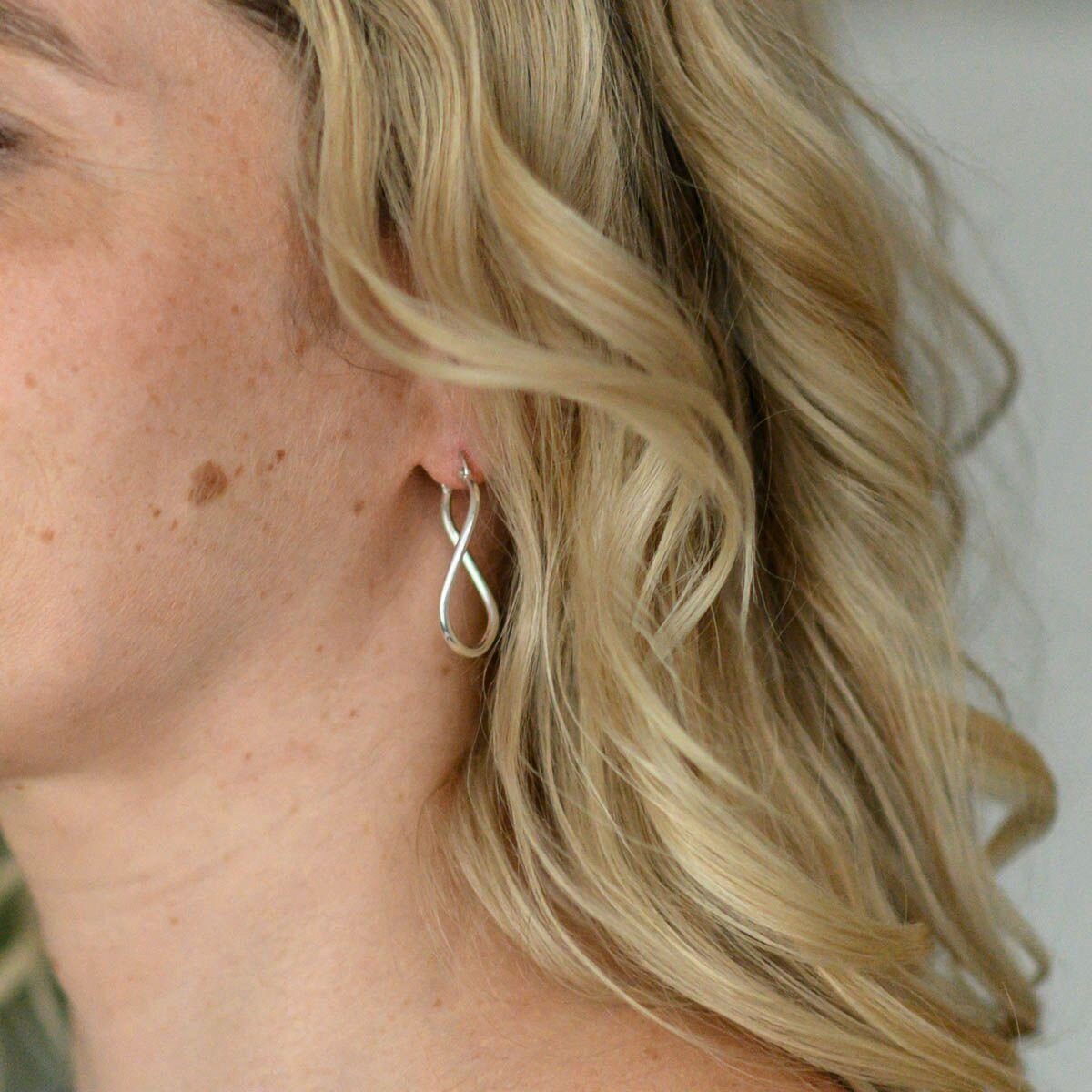 Materia Paar Creolen Damen Silber Creolen Geschwungen SO-71, 925 Sterling S günstig online kaufen