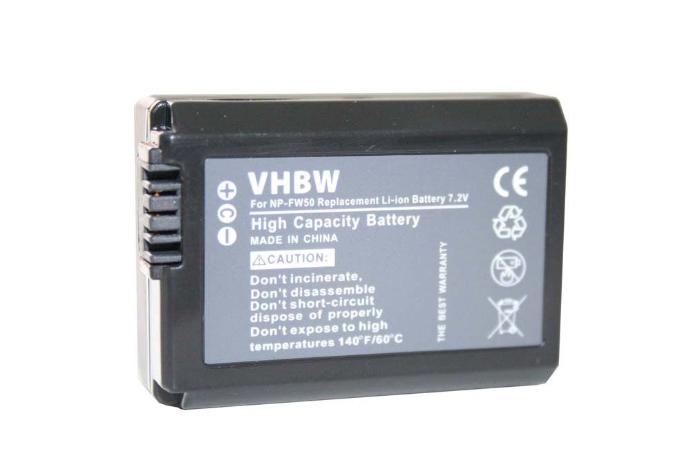 vhbw Ersatz für Sony NP-FW50 für Kamera-Akku Li-Ion 950 mAh (7,2 V)