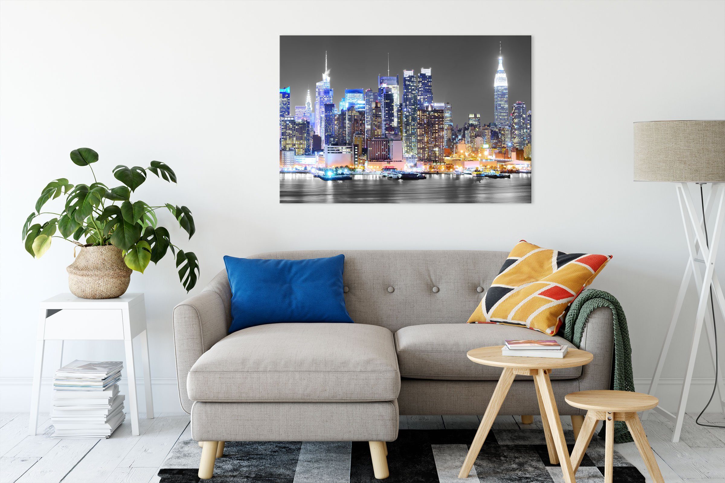 Pixxprint Leinwandbild New York Skyline, New günstig online kaufen
