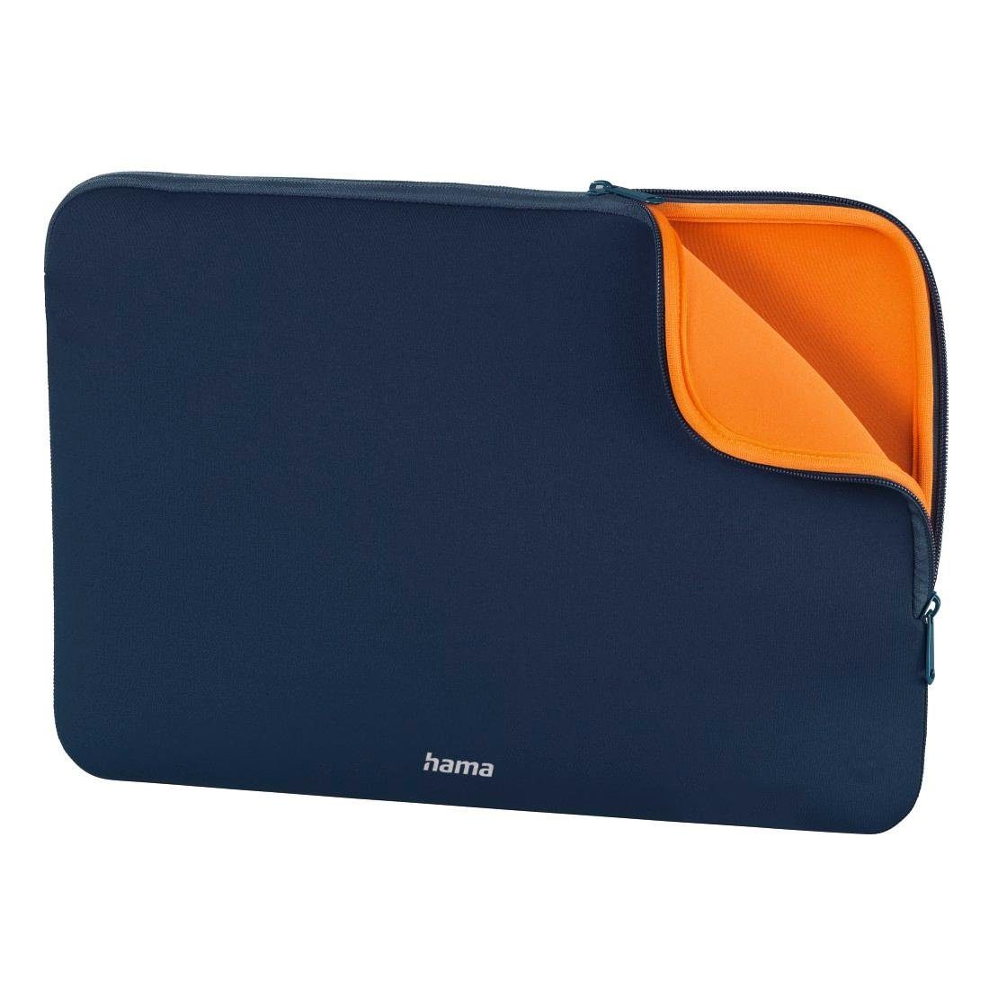 (14,1), bis "Neoprene", Blau Hama cm Laptop-Sleeve Laptoptasche 36