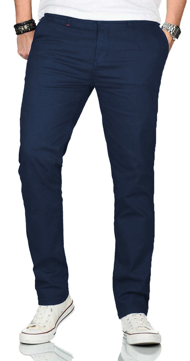 Stoffhose Modriano mit Maurelio Stretchanteil navy