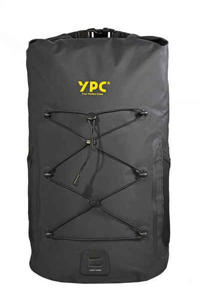 YPC Fahrradrucksack »"Wayfarer" Outdoor Rucksack wasserdicht XL, 25L, Rolltop, 55x30x20 cm,schwarz«
