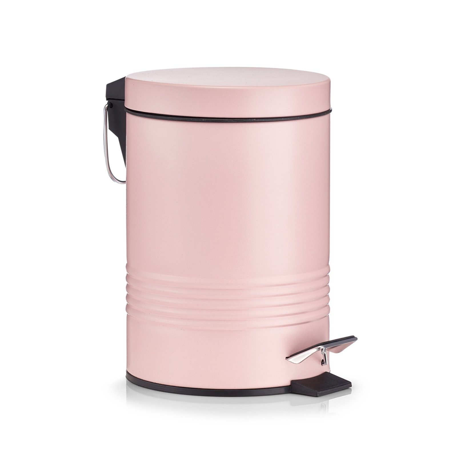 Zeller Present Kosmetikeimer Kosmetikeimer 3 Liter Rose, Abfalleimer Treteimer