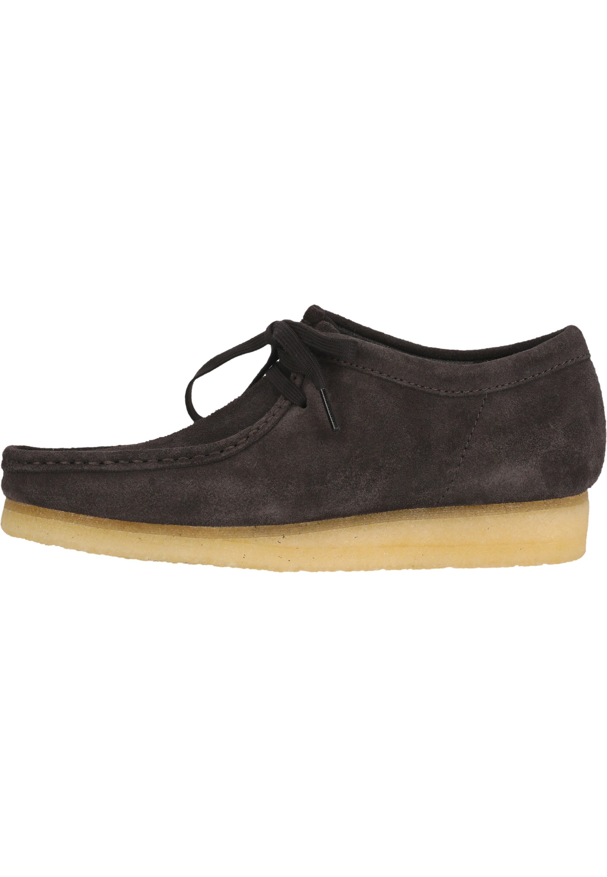 Clarks Wallabee Schnürschuh mit feiner Kreppsohle