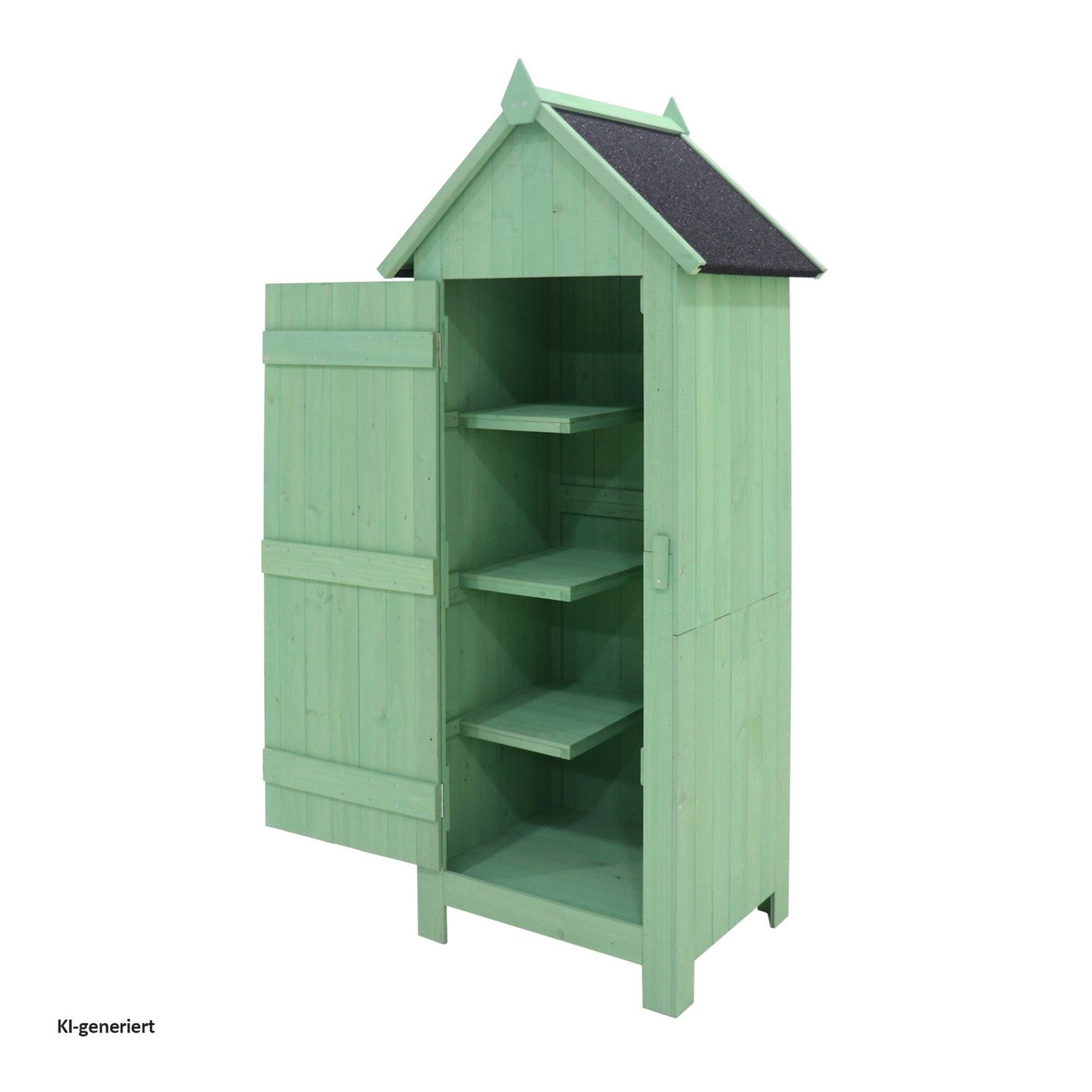 HTI-Living Garten-Geräteschrank Wilbur Grün, BxT: 53x45.5 cm, (Stück, 1 St., 1 Geräteschrank), Bitumendach Outdoor