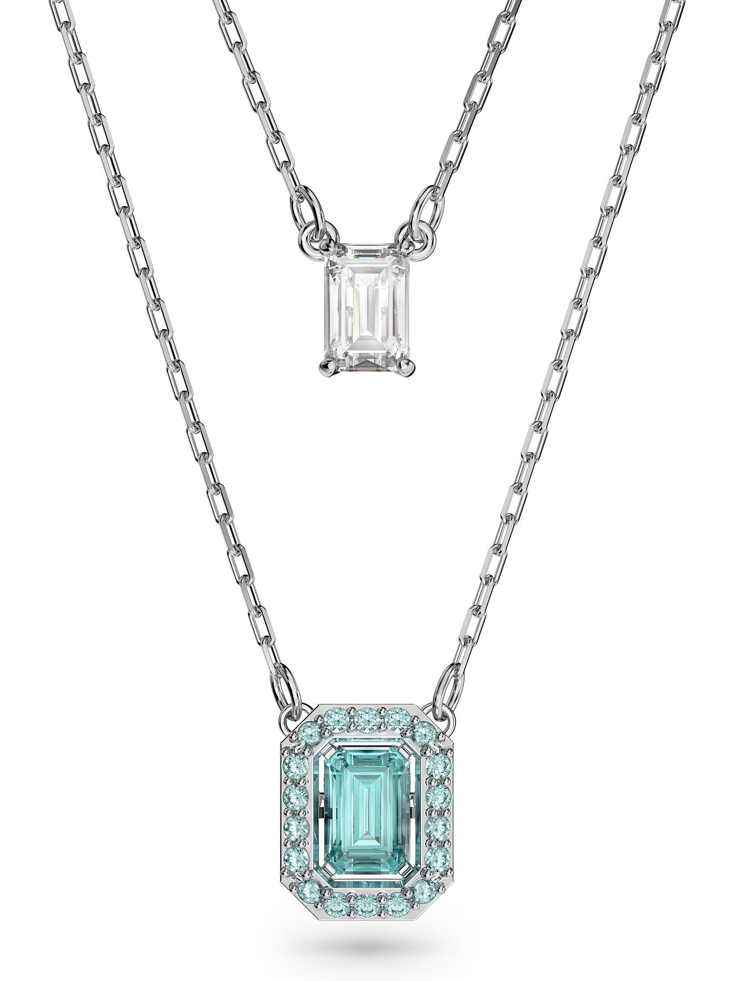 Collier Swarovski Damen-Kette Metall Swarovski-Kristall