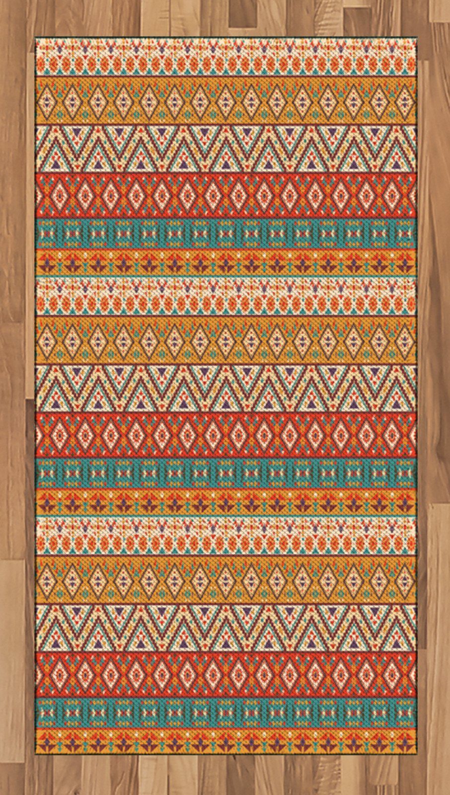 Teppich »Flachgewebe Deko-Teppiche für das Wohn-,Schlaf-, und  Essenszimmer«, Abakuhaus, rechteckig, aztekisch Einheimische  Folklore-Muster online kaufen | OTTO
