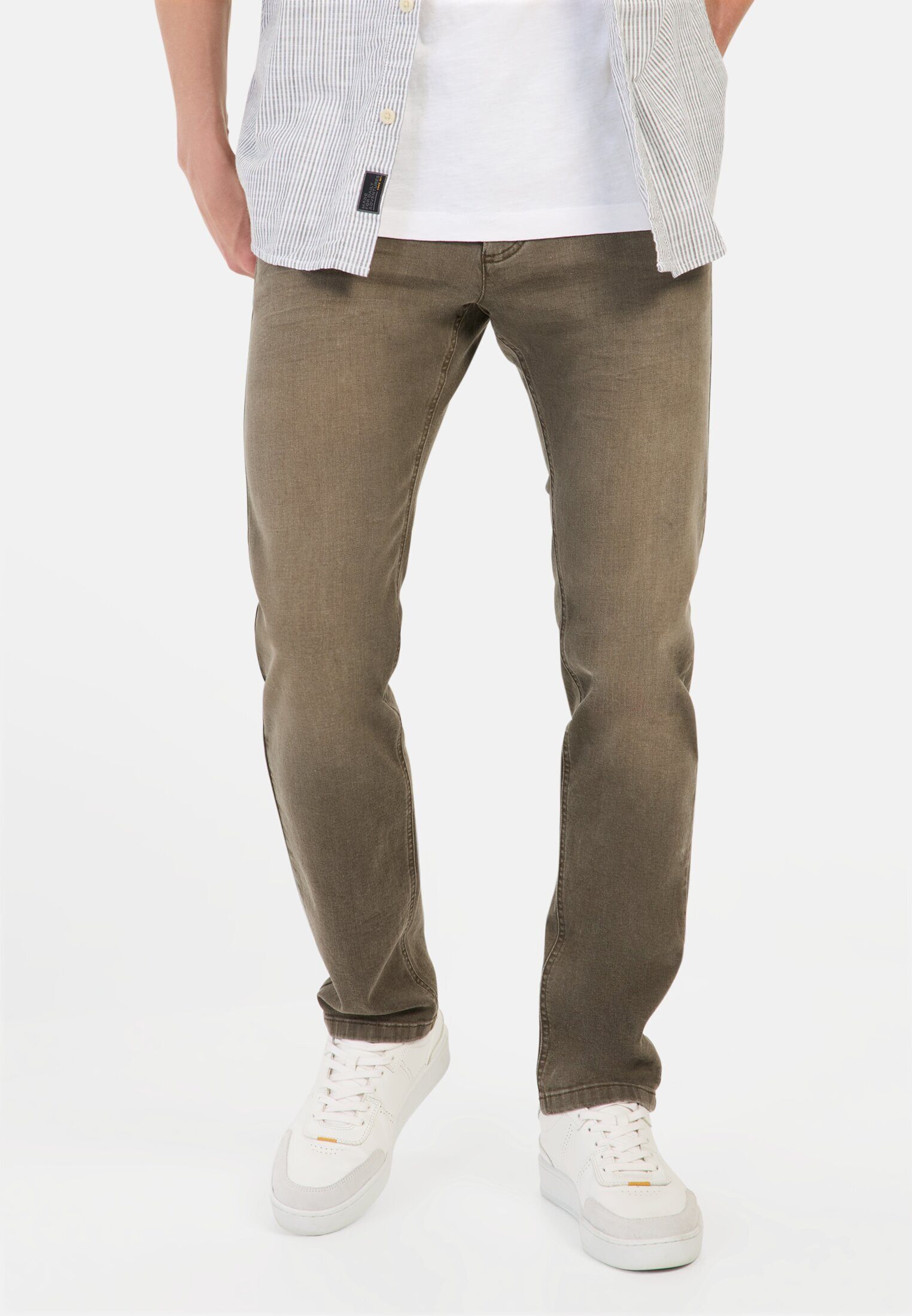 camel active 5-Pocket-Jeans aus Baumwolle Slim günstig online kaufen