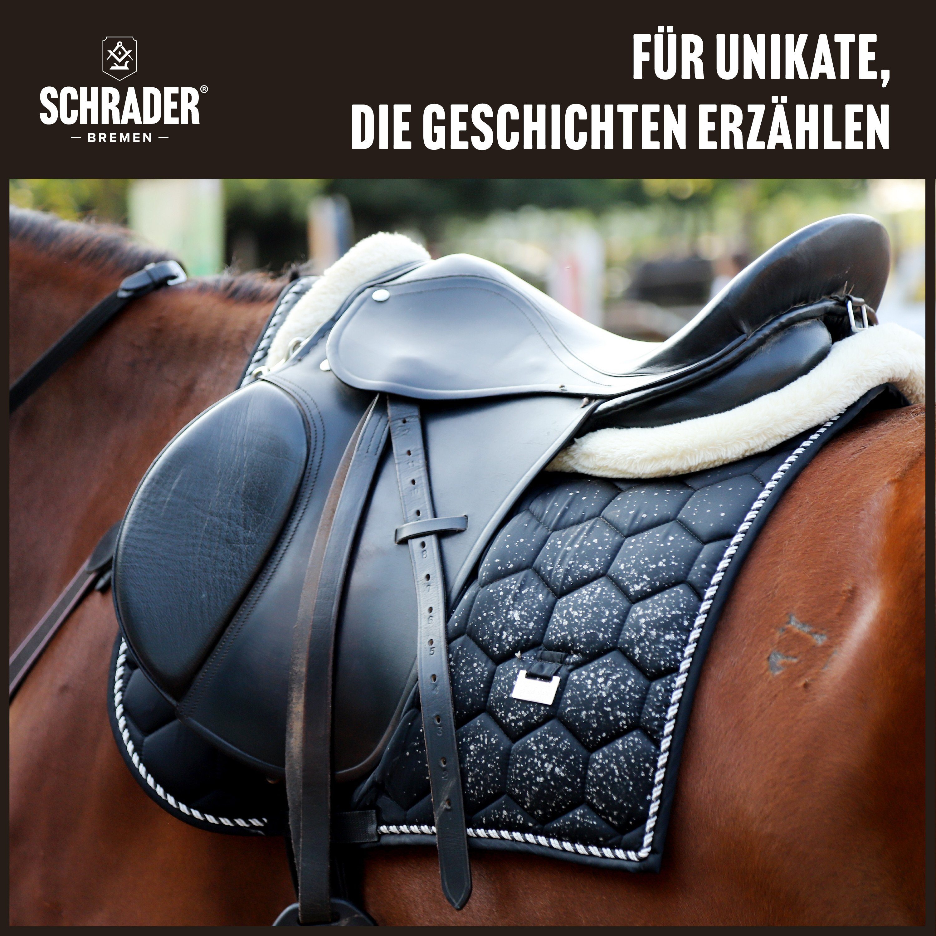 Schrader Pflegeset - und strapazierte 5-teilig Reitzubehör Germany) Reitkleidung (für Reitsport Lederpflege Lederreiniger in Made - 