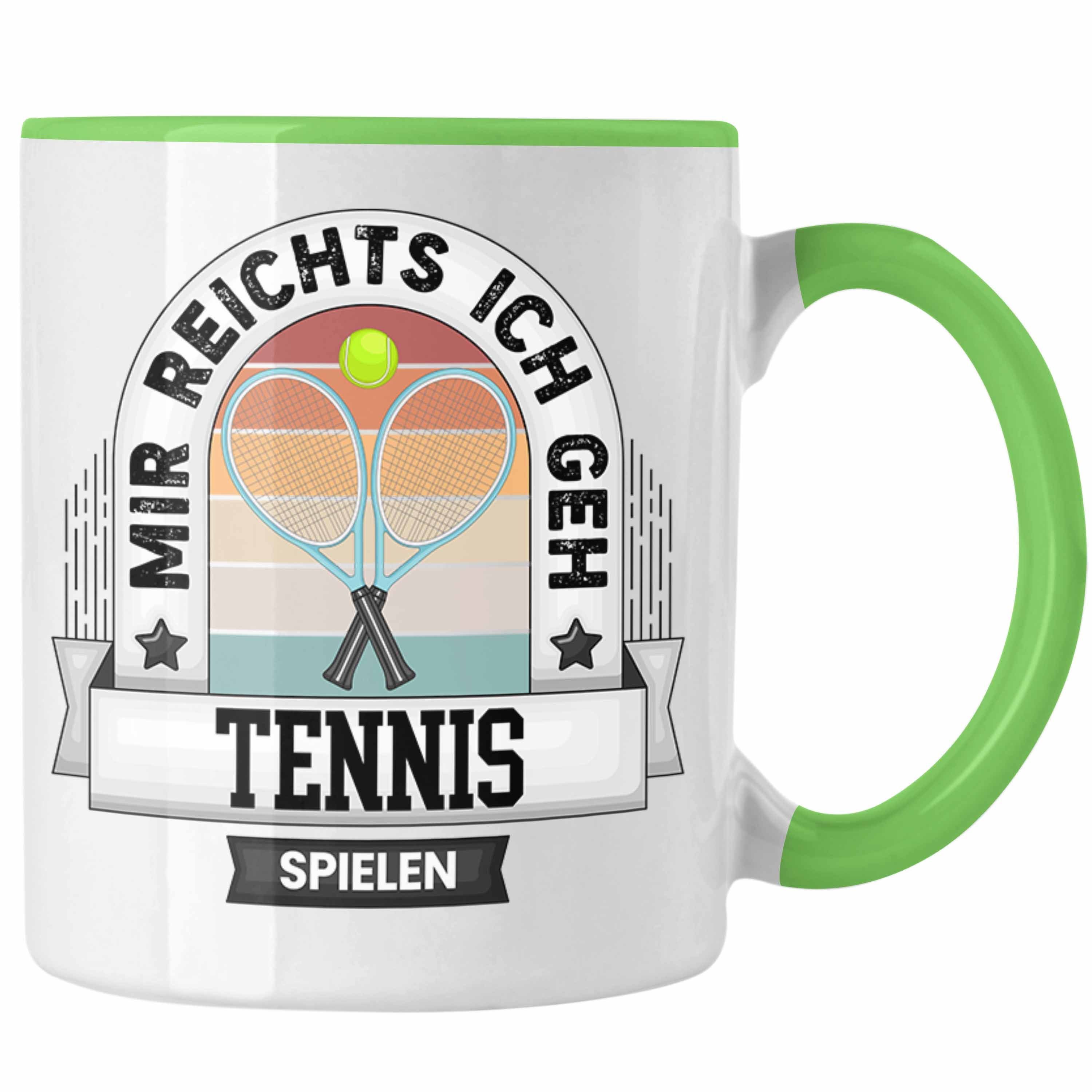 Trendation Tasse Tennis Tasse Geschenk Lustiger Spruch Mir Reichts Ich Geh Tennis Spiel