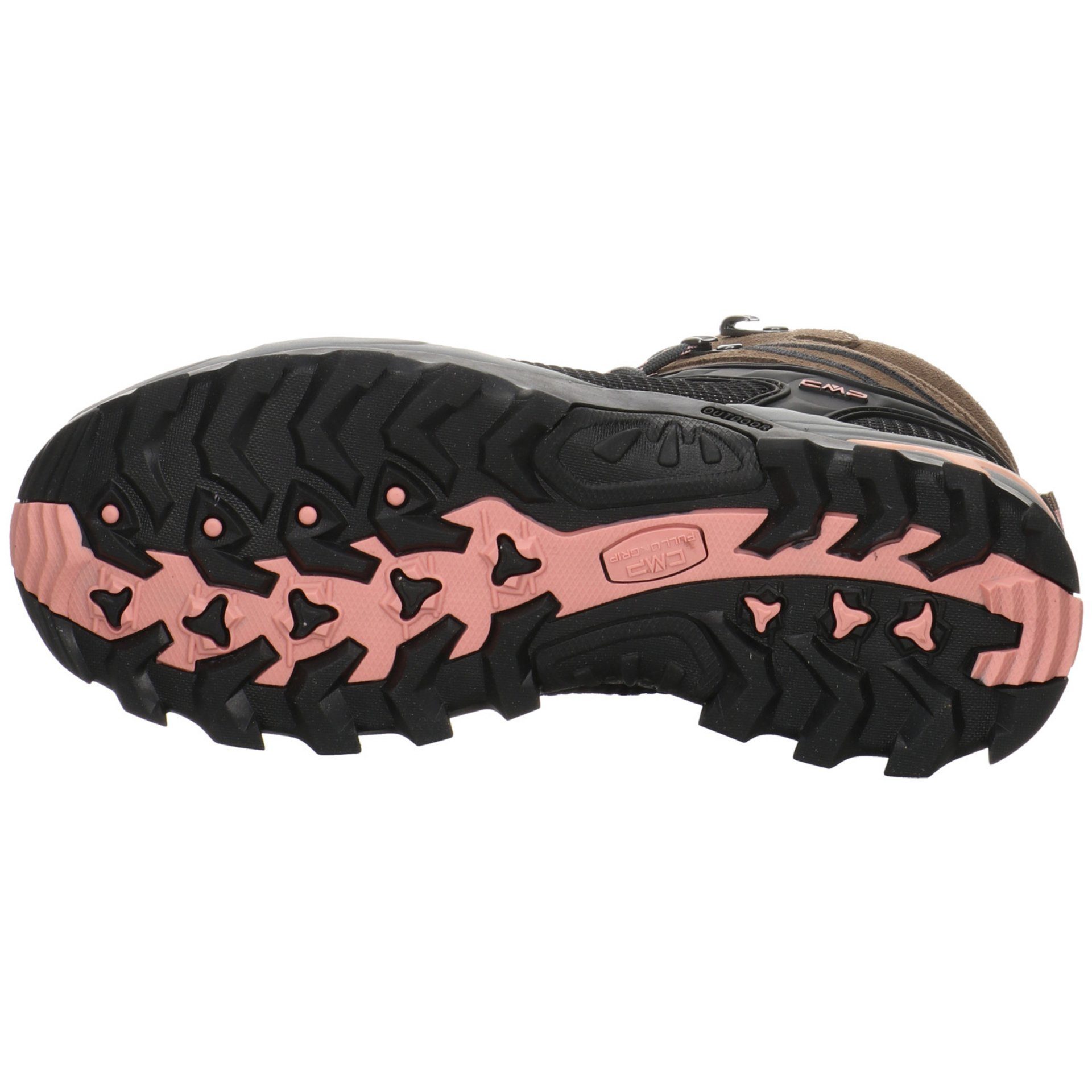 CMP Damen Schuhe Outdoorschuh Outdoorschuh Mid Rigel Leder-/Textilkombination CENERE Outdoor