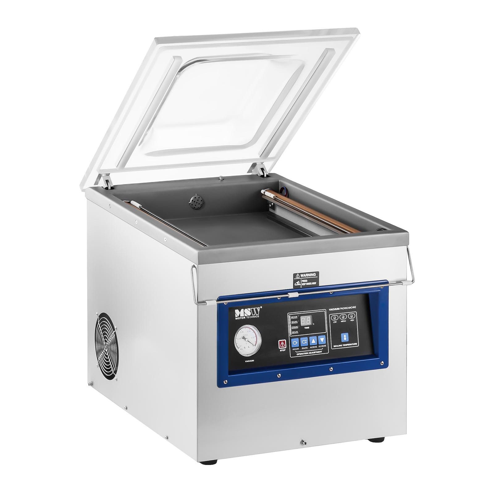 MSW Vakuumierer 20 m3/h Vakuumiergerät Profi Folienschweißgerät 900 W Kodierfunktion, 900W