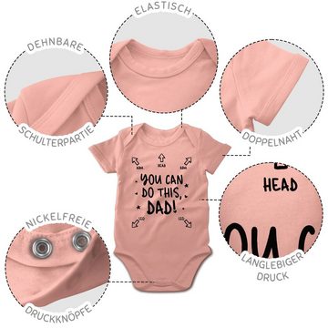 Shirtracer Shirtbody You can do this Dad - Anleitung für Papa Strampler Baby Mädchen & Junge