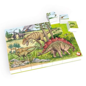 Hubelino Puzzle Puzzle 410191 Welt der Dinosaurier (35-teilig), Puzzleteile