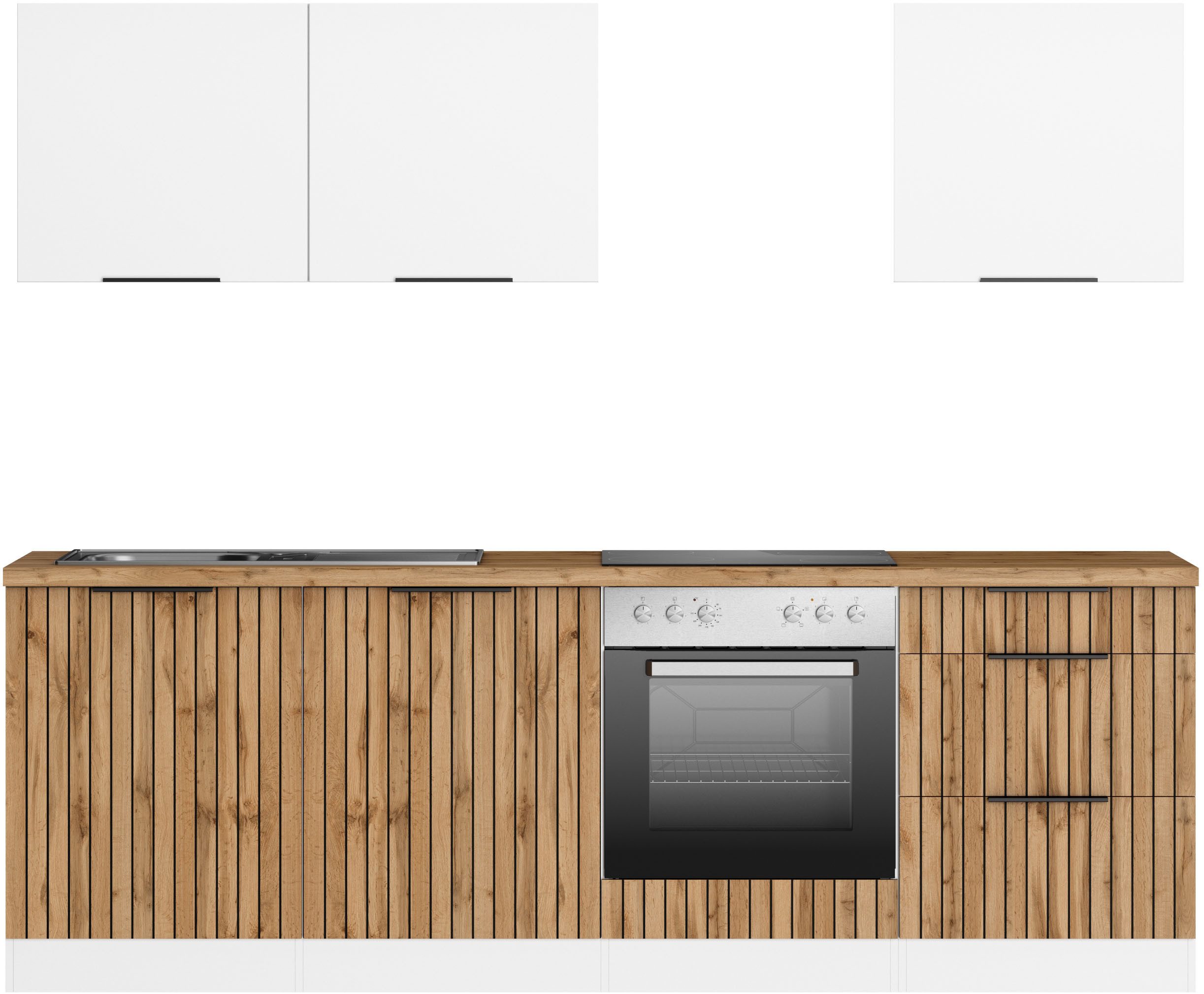 KOCHSTATION Küchenzeile KS-Lagos2, Breite 240 cm, günstig online kaufen