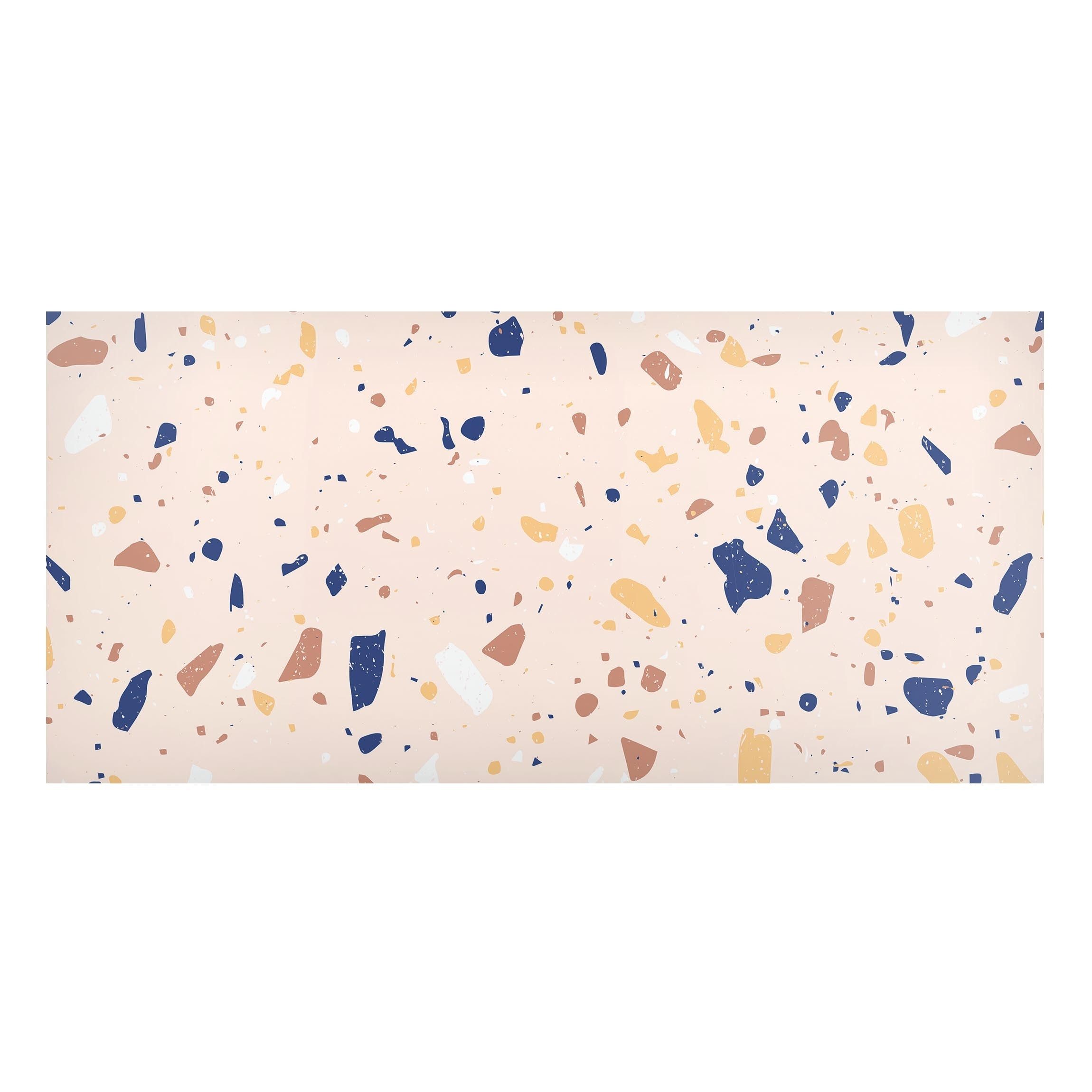 Bilderdepot24 Magnettafel Küche beige Detailliertes Terrazzo Muster Padova, (1-tlg., Magnetboard Pinnwand für die Wand - metallische Tafel für Magnete), Magnetw – Bild 2 von 4