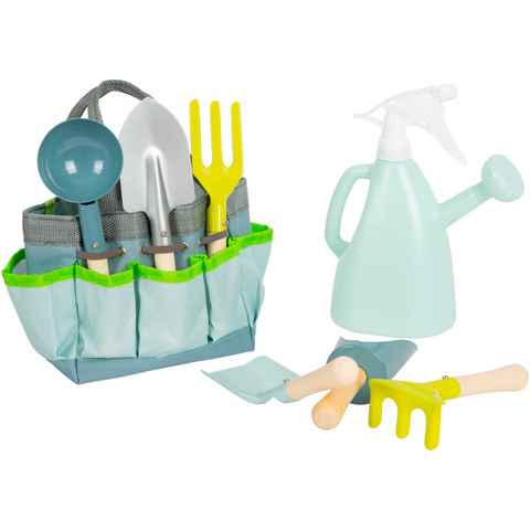 Small Foot Kinder-Gartenset Gartentasche mit Gartenwerkzeug, (Set, 8-tlg)