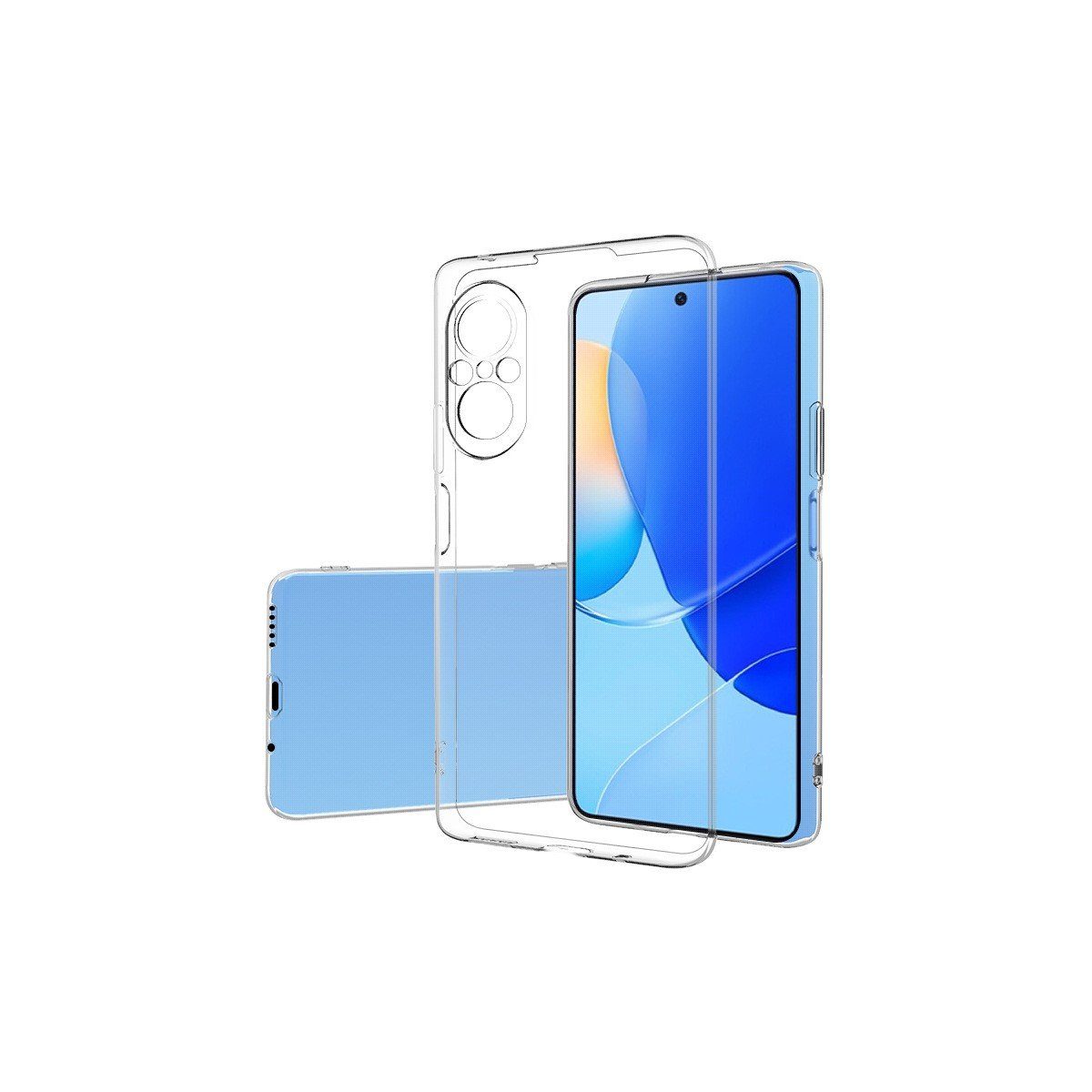 CoverKingz Handyhülle Hülle für Huawei Nova 9 SE Handyhülle Silikon Cover Case Bumper klar