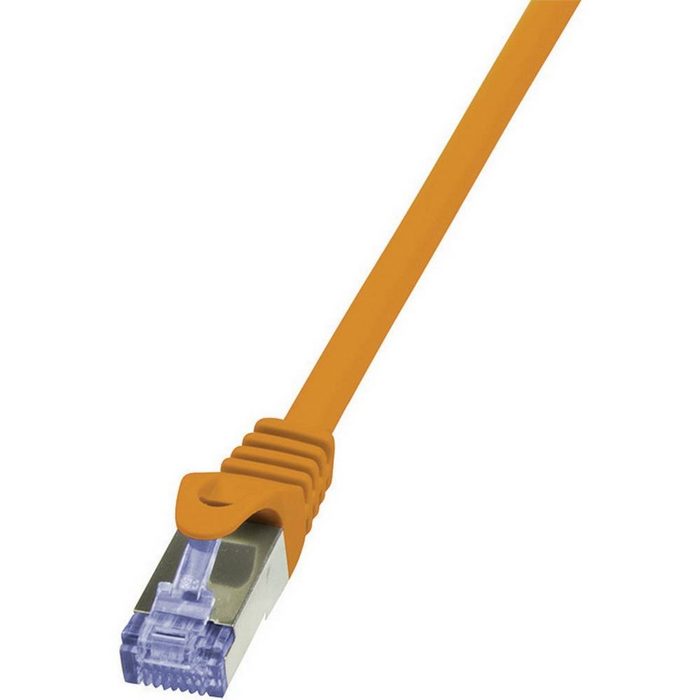LogiLink Netzwerkkabel CAT 6A S/FTP 0.5 m LAN-Kabel