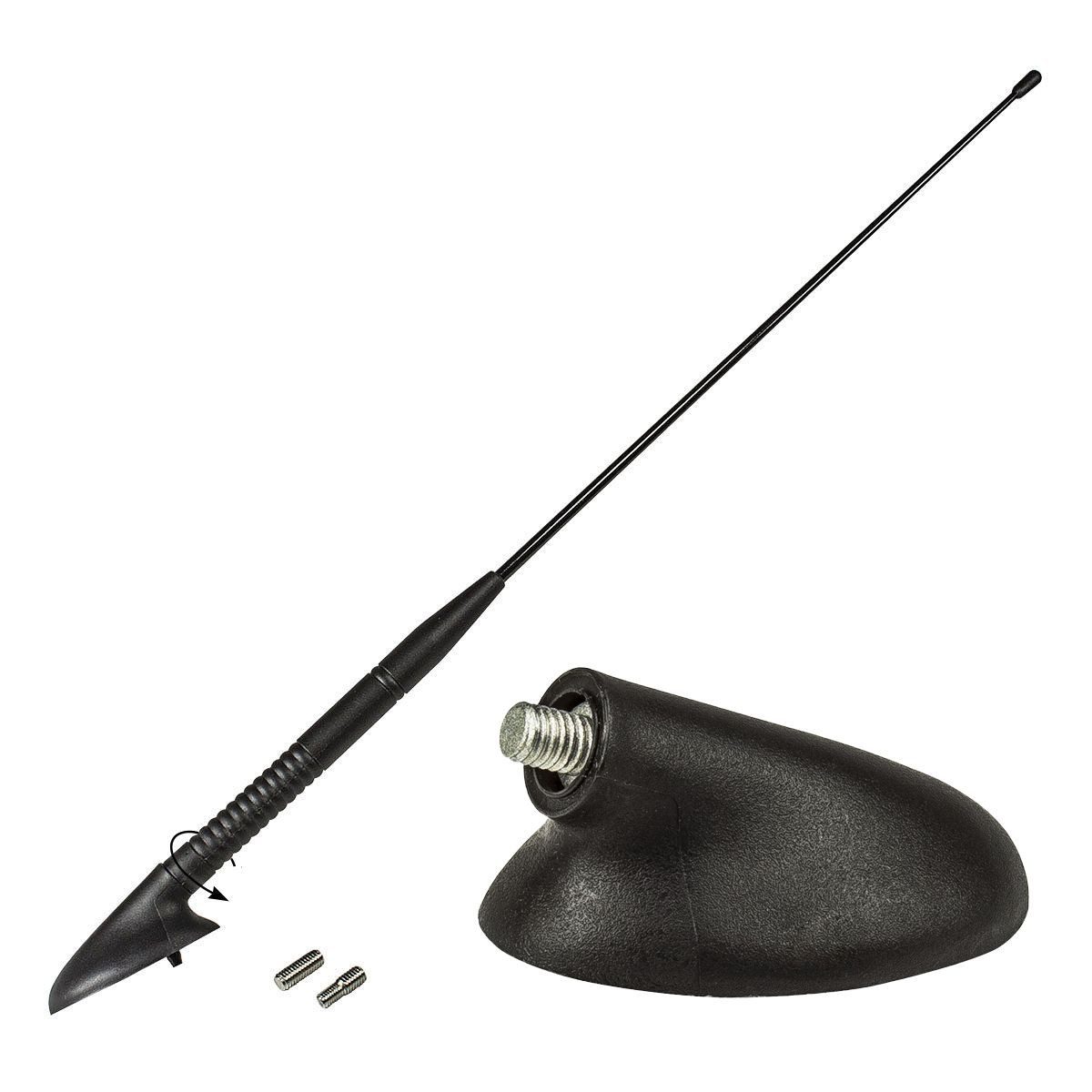 tomzz Audio Dach Antenne passt für Ford Focus Mondeo KA Kuga Fiesta passiv Stablän Autoradio-Ersatzantennenstab