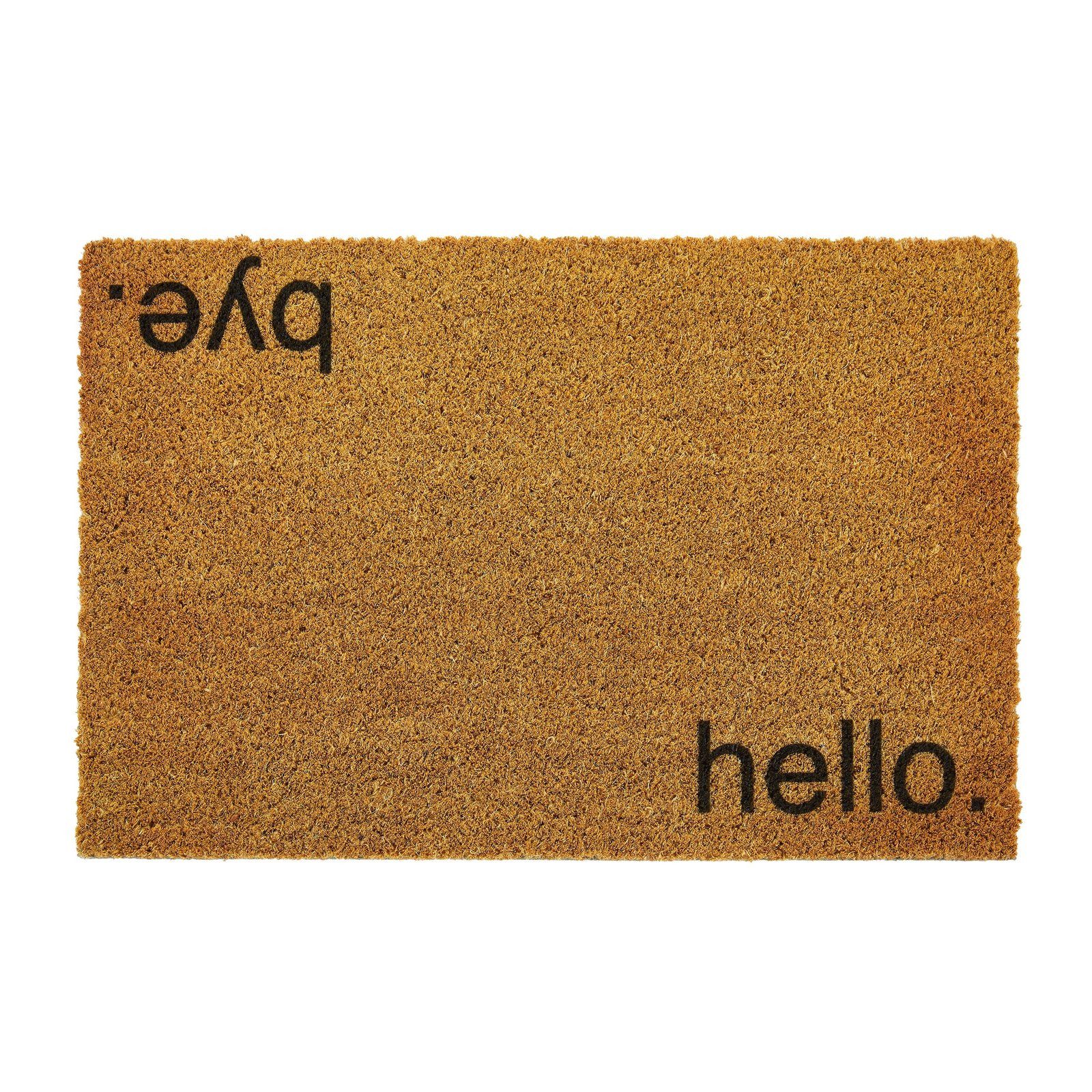 Artsy Mats Fußmatte Fußmatte Hello, Bye